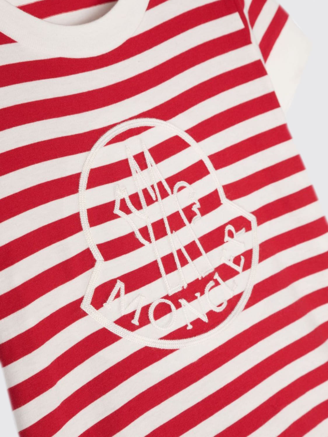 MONCLER 티셔츠: 티셔츠 남아 Moncler, 레드 - Img 3