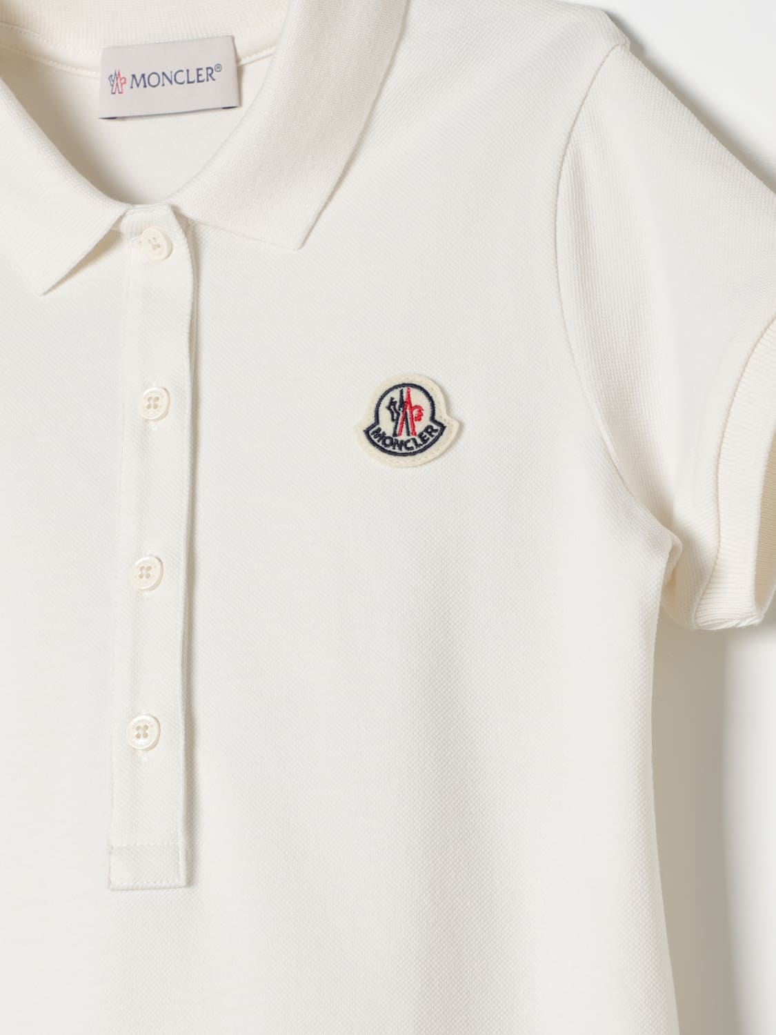 MONCLER KLEID: Kleid kinder Moncler, Weiß - Img 3