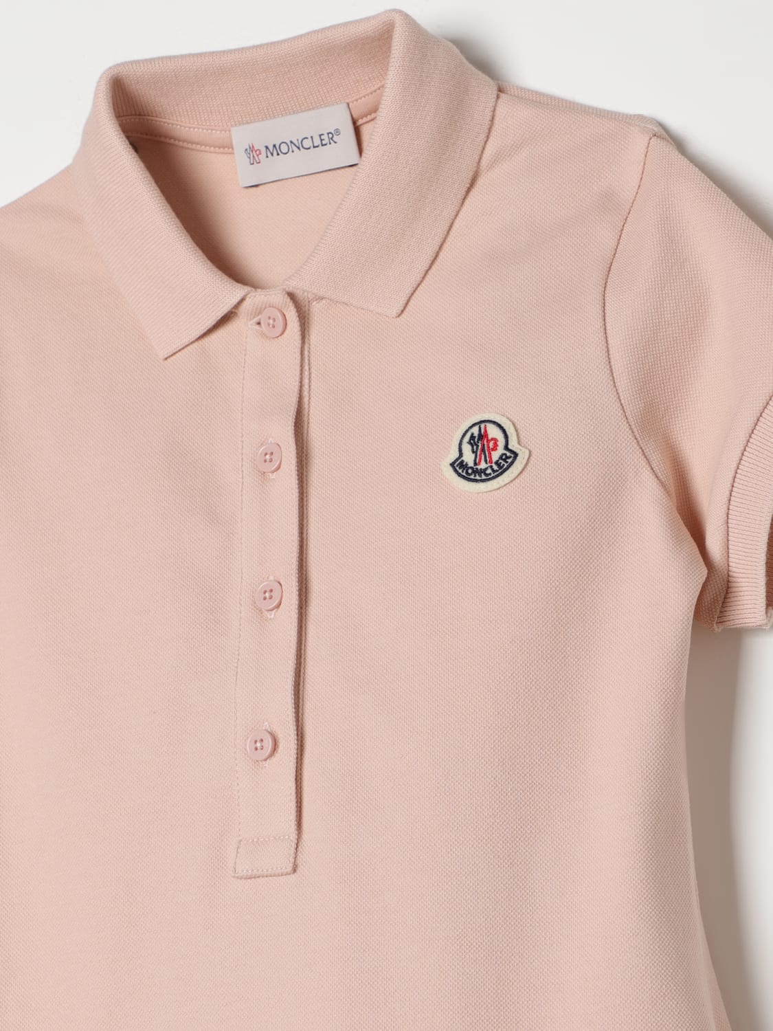 MONCLER DRESS: Dress kids Moncler, Pink - Img 3