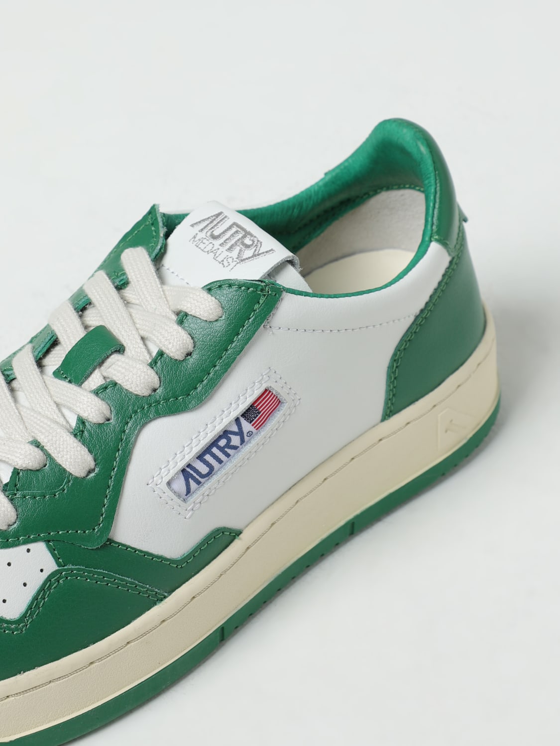 スニーカー AUTRY Men Sneakers Green AULMWB03 Autry Medalist Low Leather Green AULMWB03 | FOOTDISTRICT