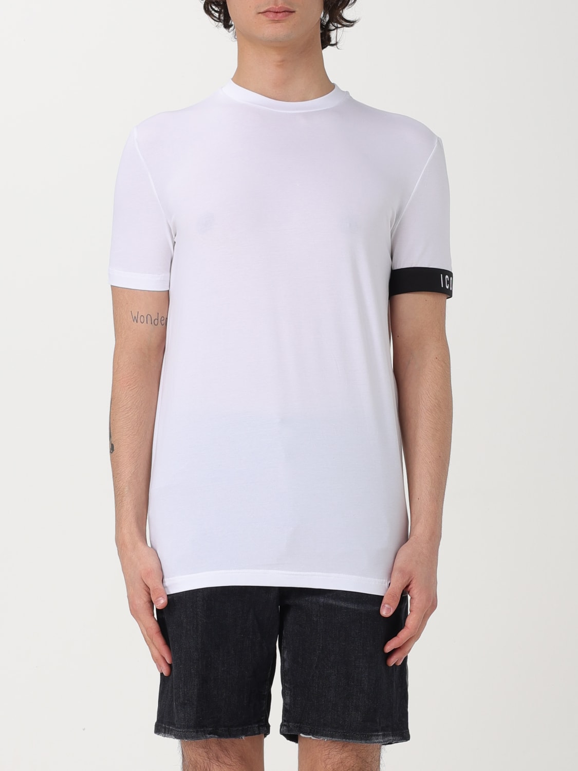 DSQUARED2 BEACHWEAR T-SHIRT: T-shirt men Dsquared2 Beachwear, White - Img 1