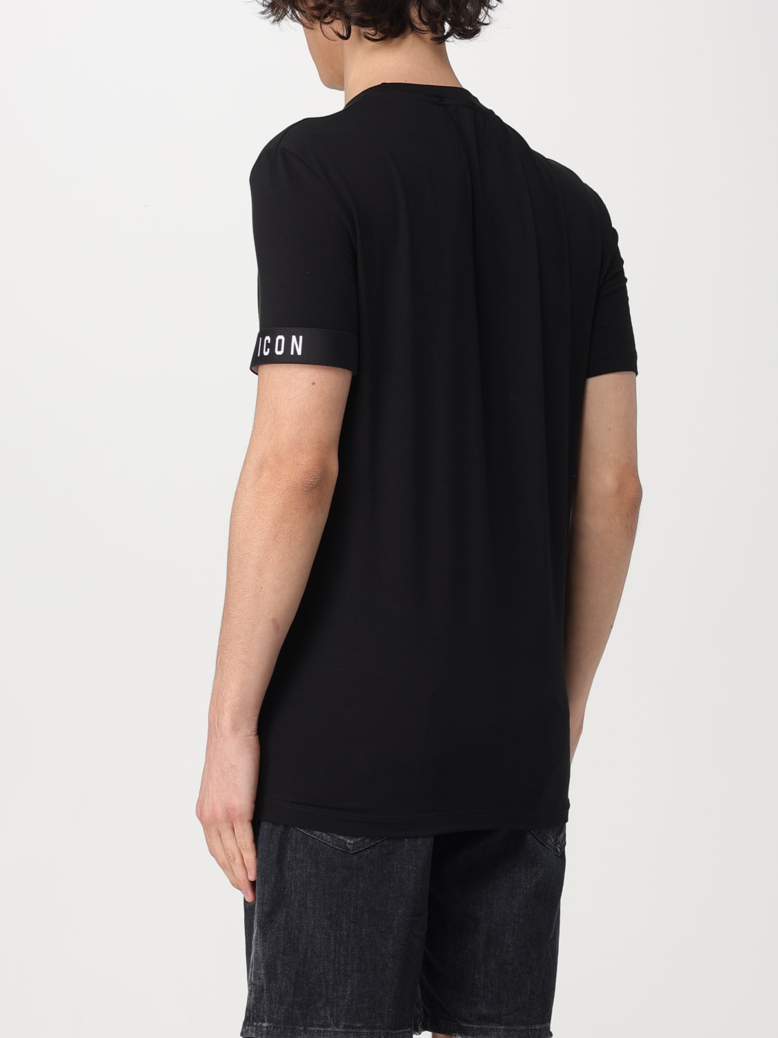 DSQUARED2 BEACHWEAR T-SHIRT: T-shirt men Dsquared2 Beachwear, Black - Img 2