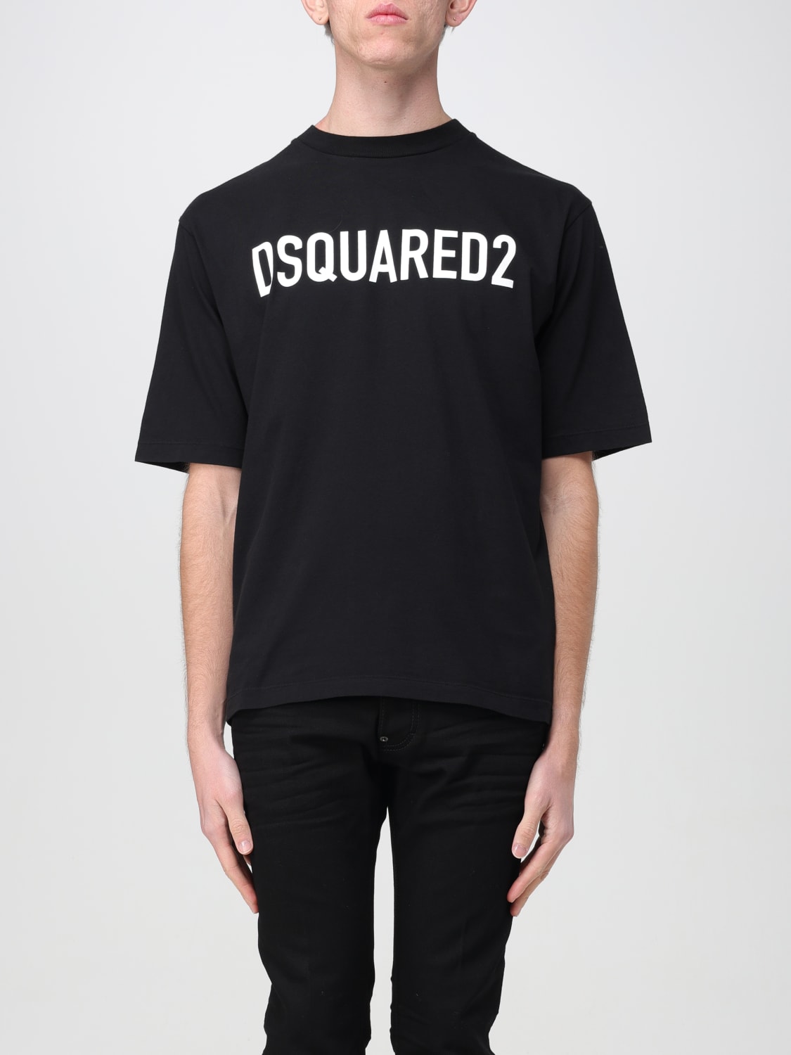 DSQUARED2 ФУТБОЛКА: Футболка Мужское Dsquared2, Черный - Img 1