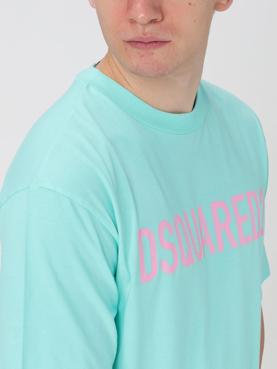 DSQUARED2 T-SHIRT: T-shirt men Dsquared2, Green - Img 3