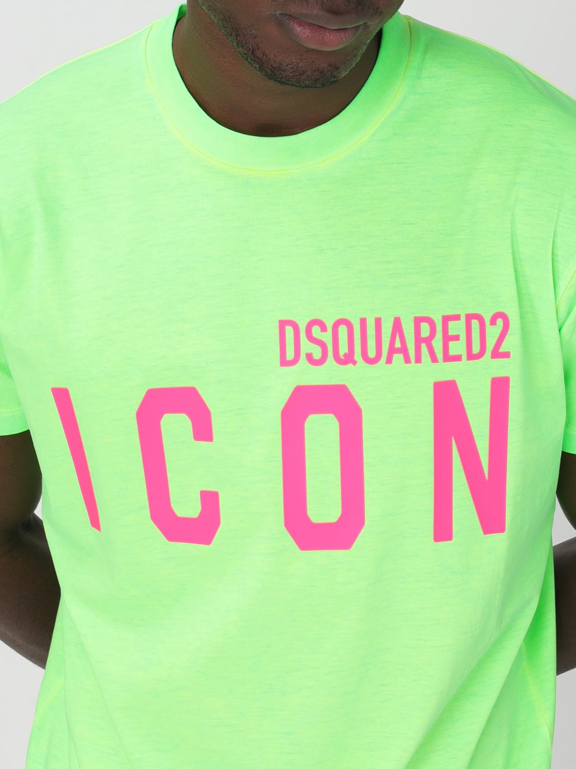 DSQUARED2 티셔츠: 티셔츠 남성 Dsquared2, 그린 - Img 4