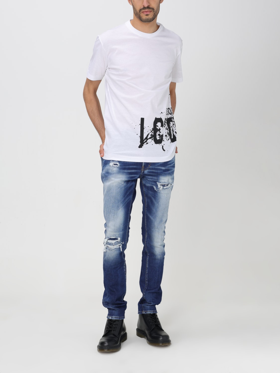DSQUARED2 T-SHIRT: T-shirt men Dsquared2, White - Img 2