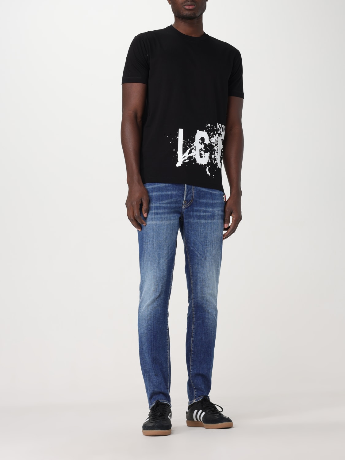 DSQUARED2 T-SHIRT: T-shirt men Dsquared2, Black - Img 2