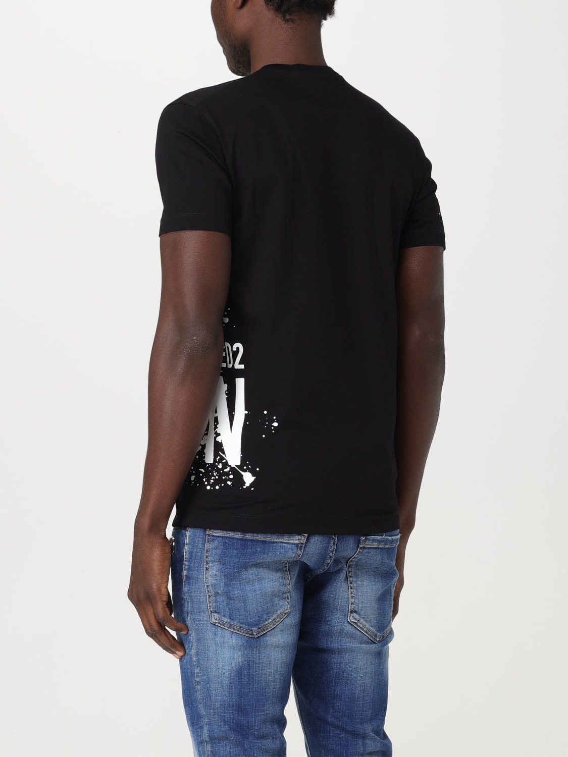 DSQUARED2 T-SHIRT: T-shirt men Dsquared2, Black - Img 3