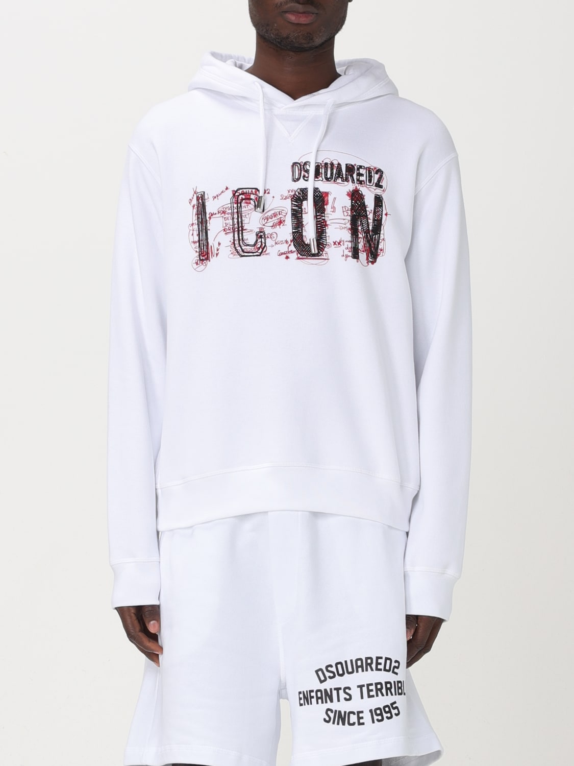 DSQUARED2 SWEATSHIRT: Sweatshirt men Dsquared2, White - Img 1