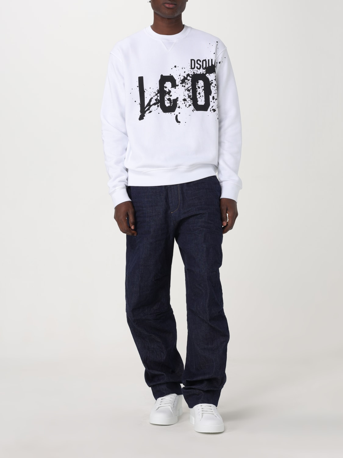 DSQUARED2 스웨트셔츠: 스웨트셔츠 남성 Dsquared2, 화이트 - Img 2