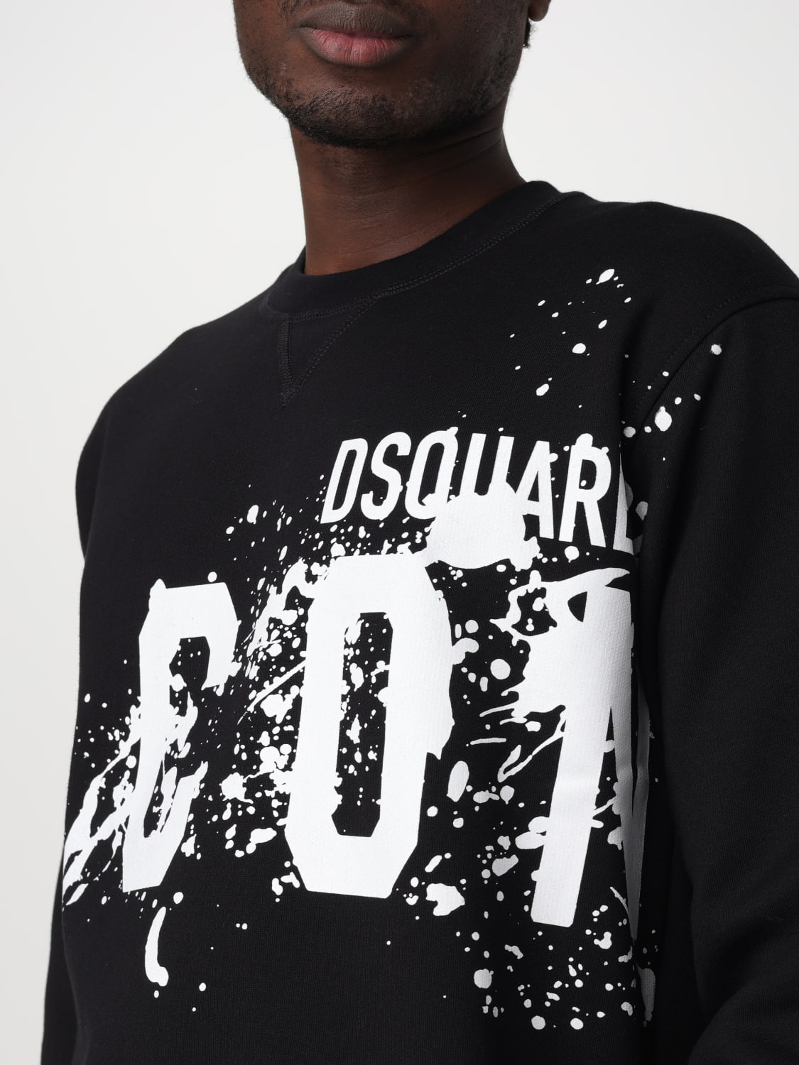 DSQUARED2 스웨트셔츠: 스웨트셔츠 남성 Dsquared2, 블랙 - Img 3