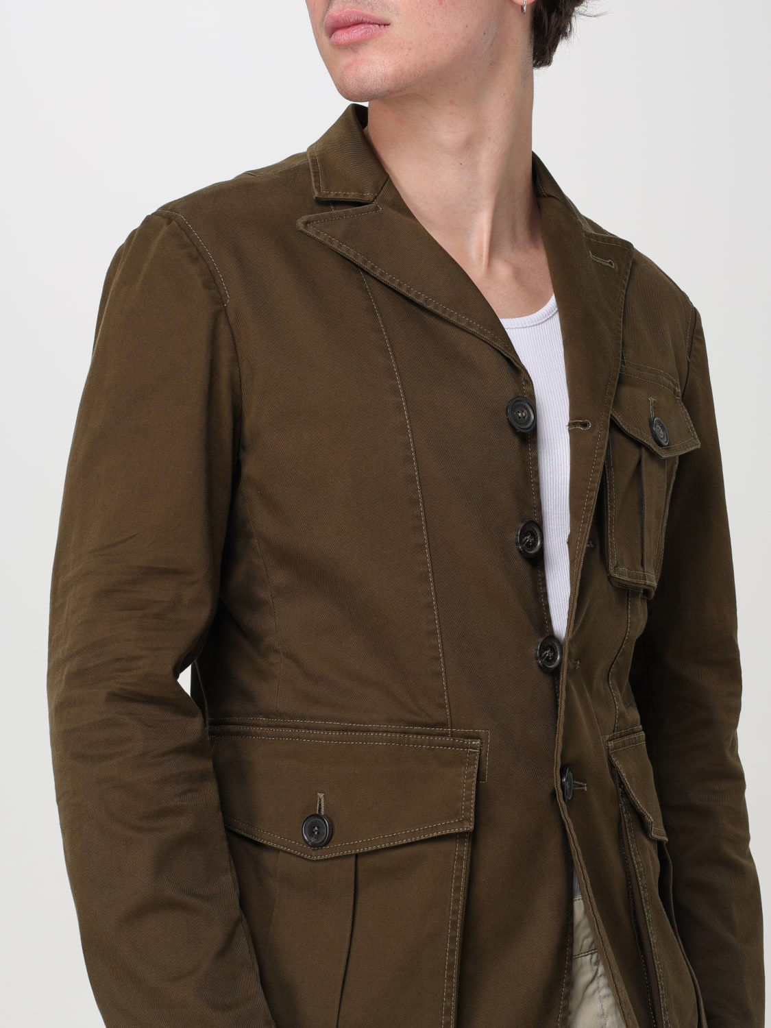 DSQUARED2 BLAZER: Blazer men Dsquared2, Military - Img 5