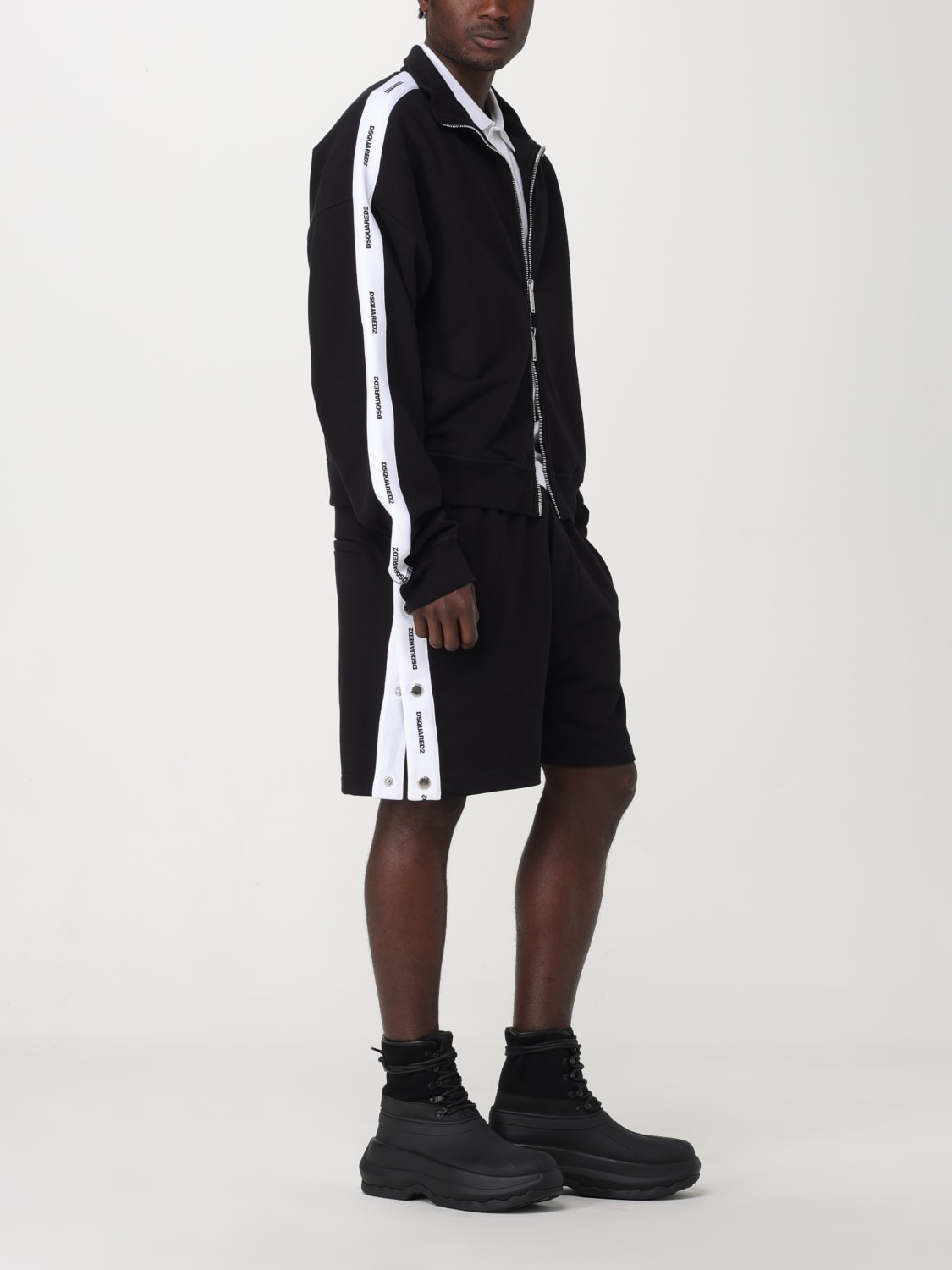 DSQUARED2 SHORTS: Short men Dsquared2, Black - Img 2