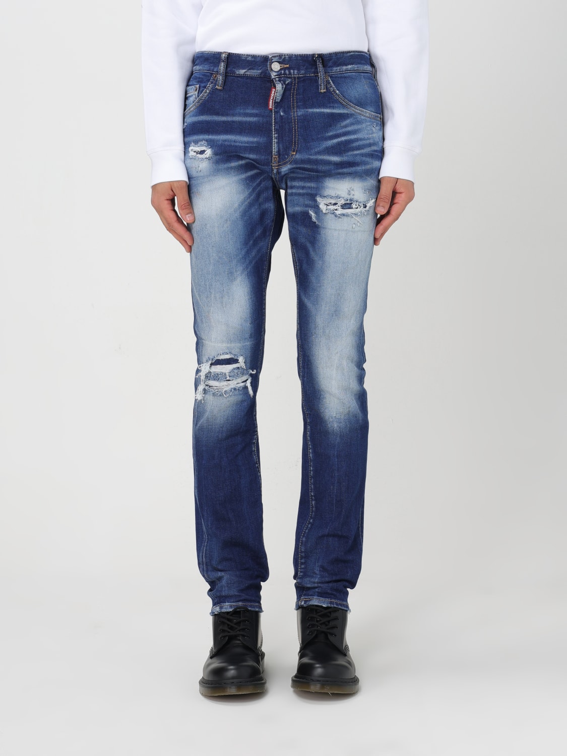 DSQUARED2 JEANS: Jeans men Dsquared2, Denim - Img 1