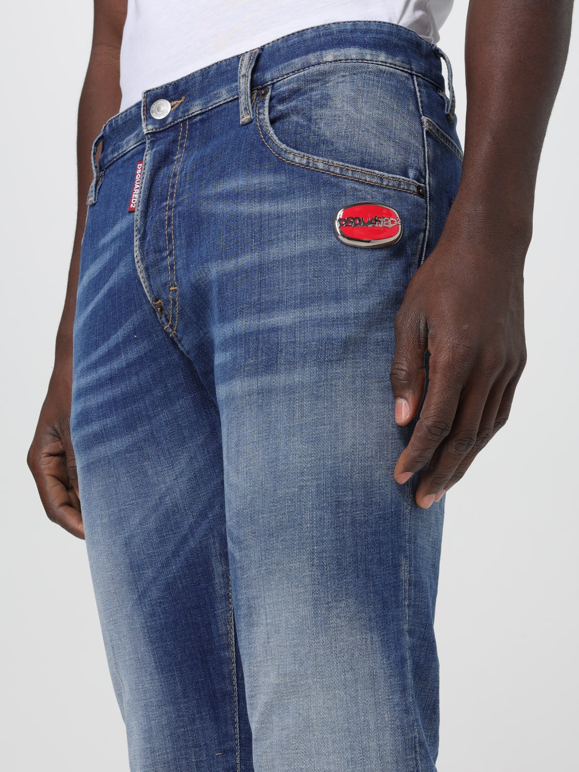 DSQUARED2 JEANS: Jeans men Dsquared2, Denim - Img 3