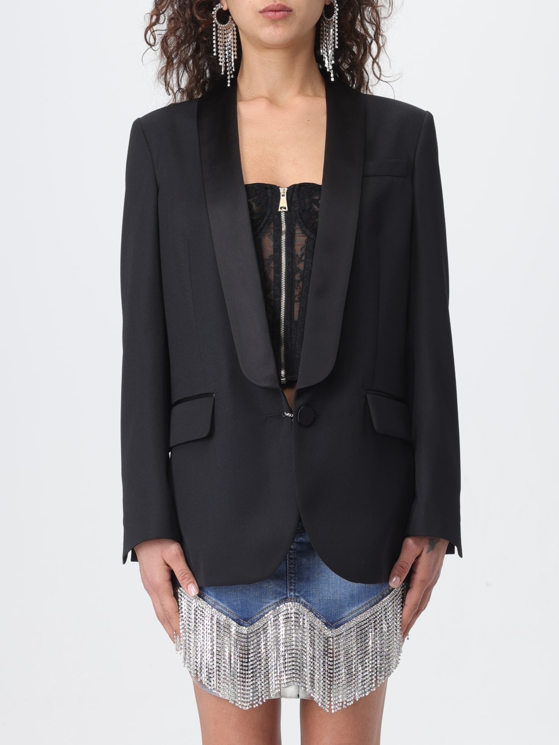 DSQUARED2 BLAZER: Blazer femme Dsquared2, Noir - Img 1