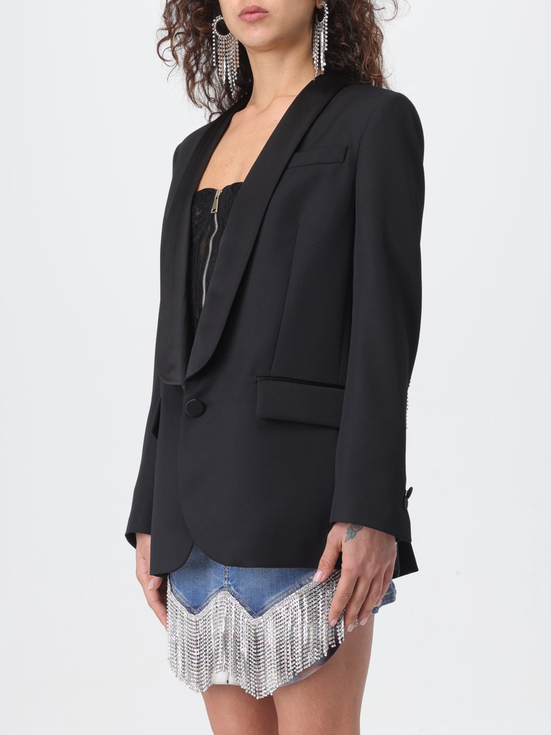 DSQUARED2 BLAZER: Blazer femme Dsquared2, Noir - Img 4