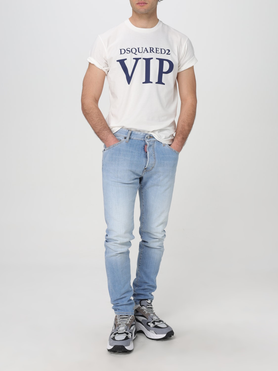 DSQUARED2 T-SHIRT: T-shirt men Dsquared2, White - Img 2