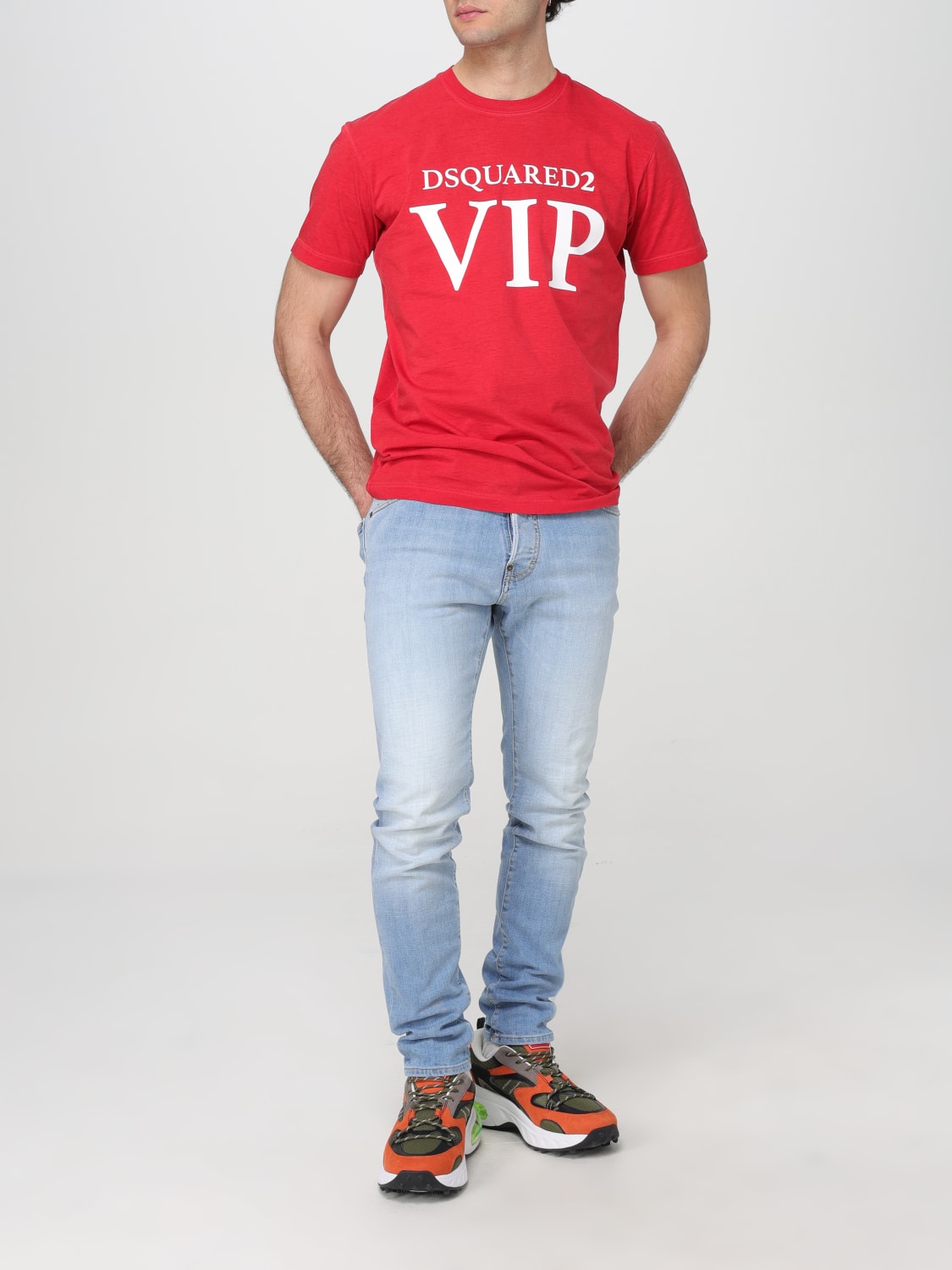 DSQUARED2 T-SHIRT: T-shirt herren Dsquared2, Rot - Img 2