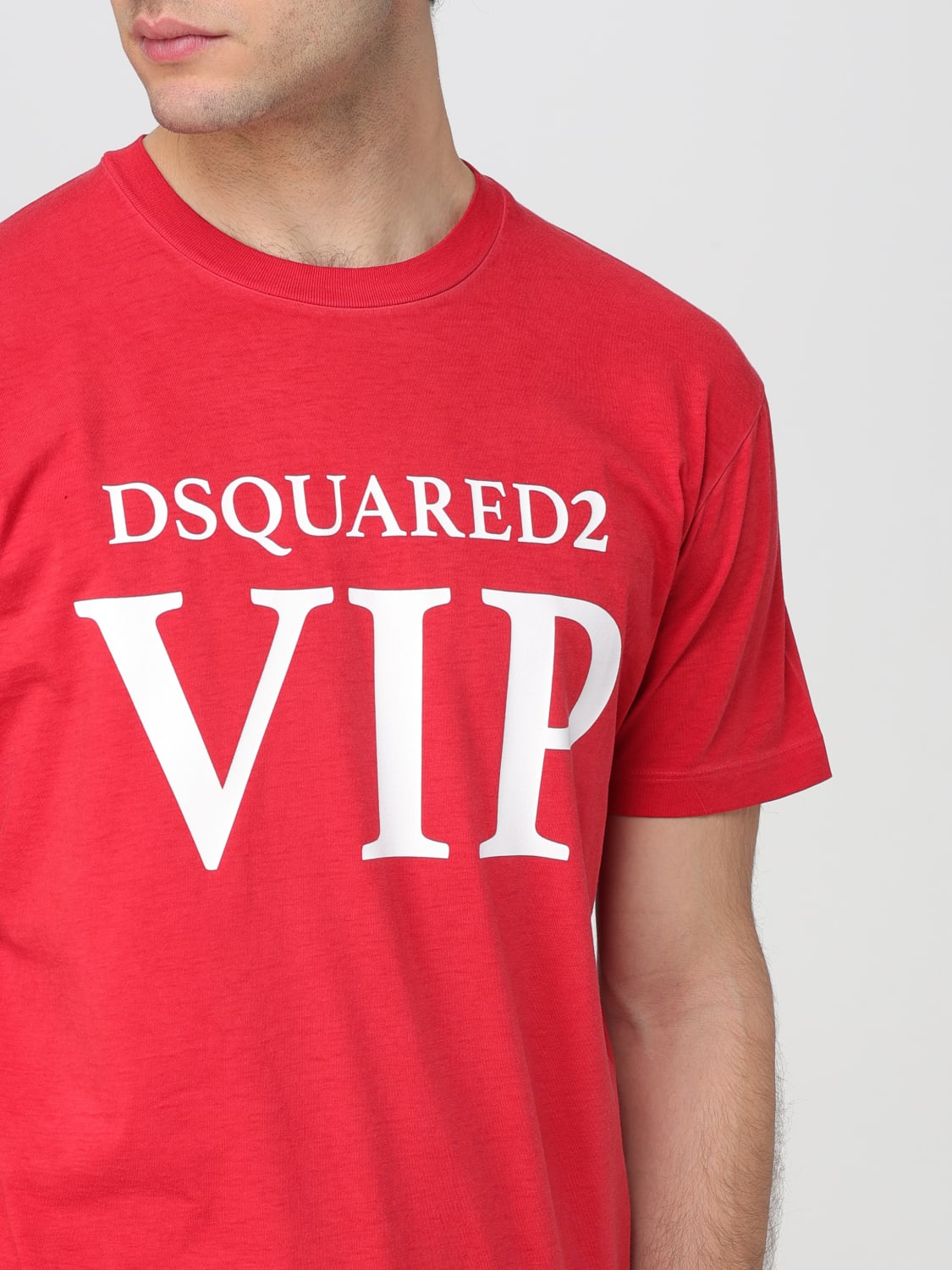 DSQUARED2 T-SHIRT: T-shirt herren Dsquared2, Rot - Img 4
