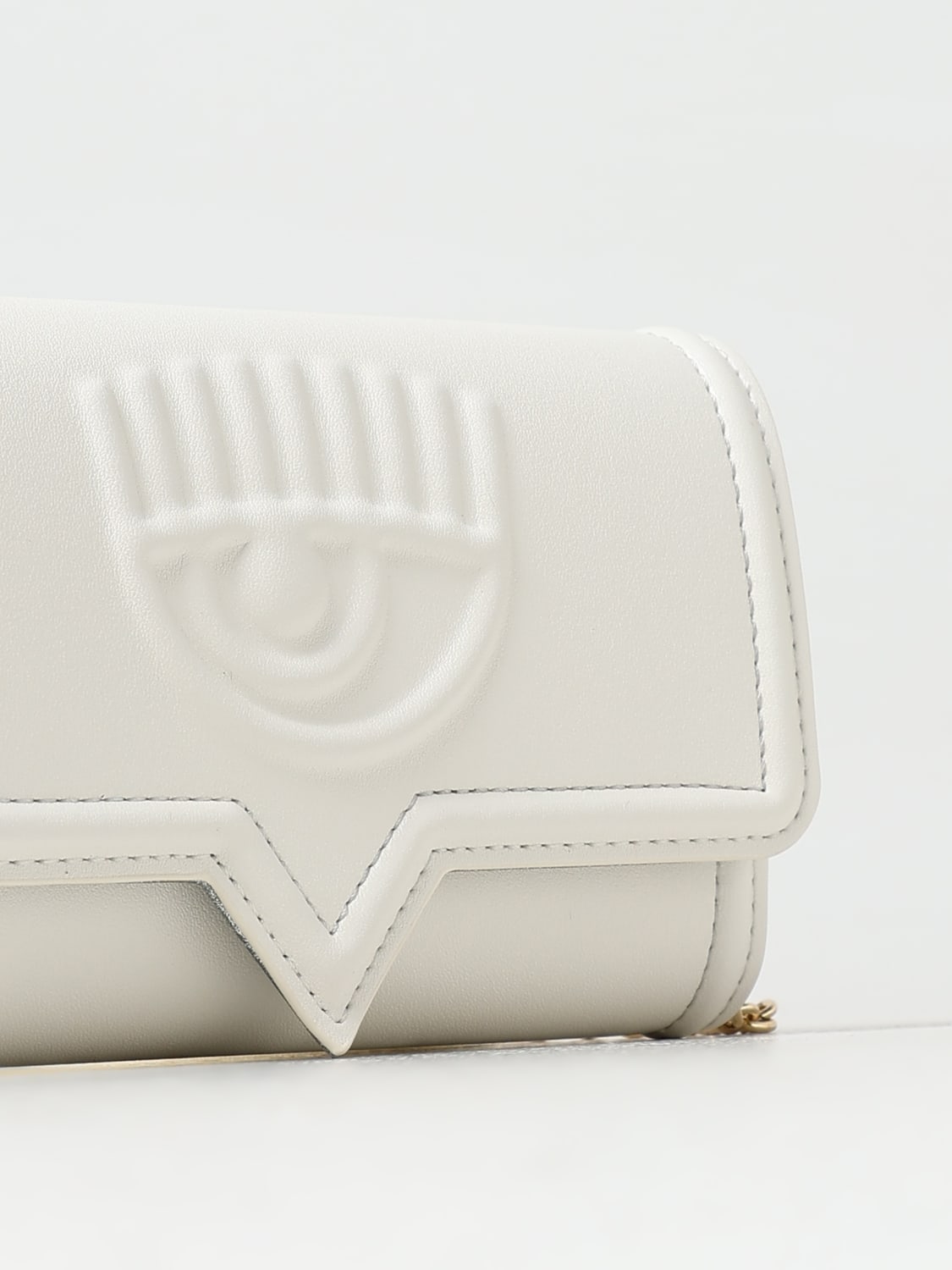 CHIARA FERRAGNI MINI BAG: Shoulder bag woman Chiara Ferragni, White - Img 3