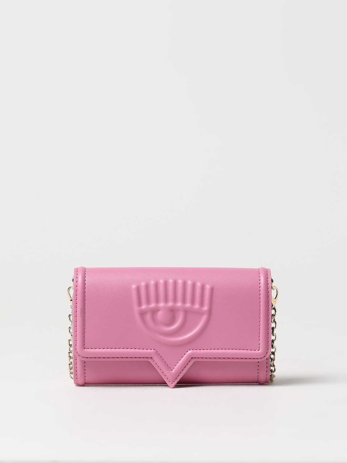 CHIARA FERRAGNI MINI BAG: Shoulder bag woman Chiara Ferragni, Fuchsia - Img 1