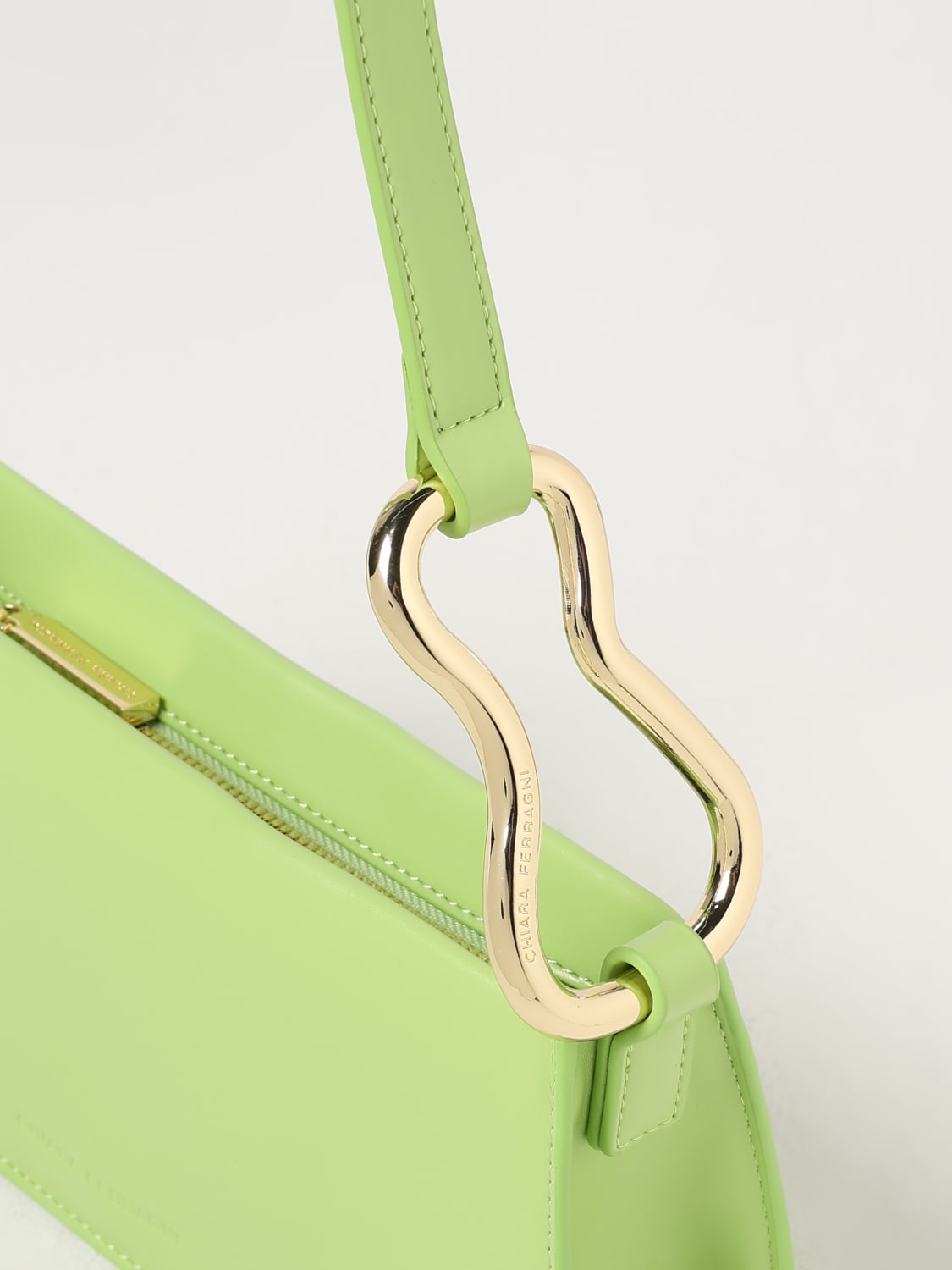 CHIARA FERRAGNI SHOULDER BAG: Shoulder bag woman Chiara Ferragni, Green - Img 3