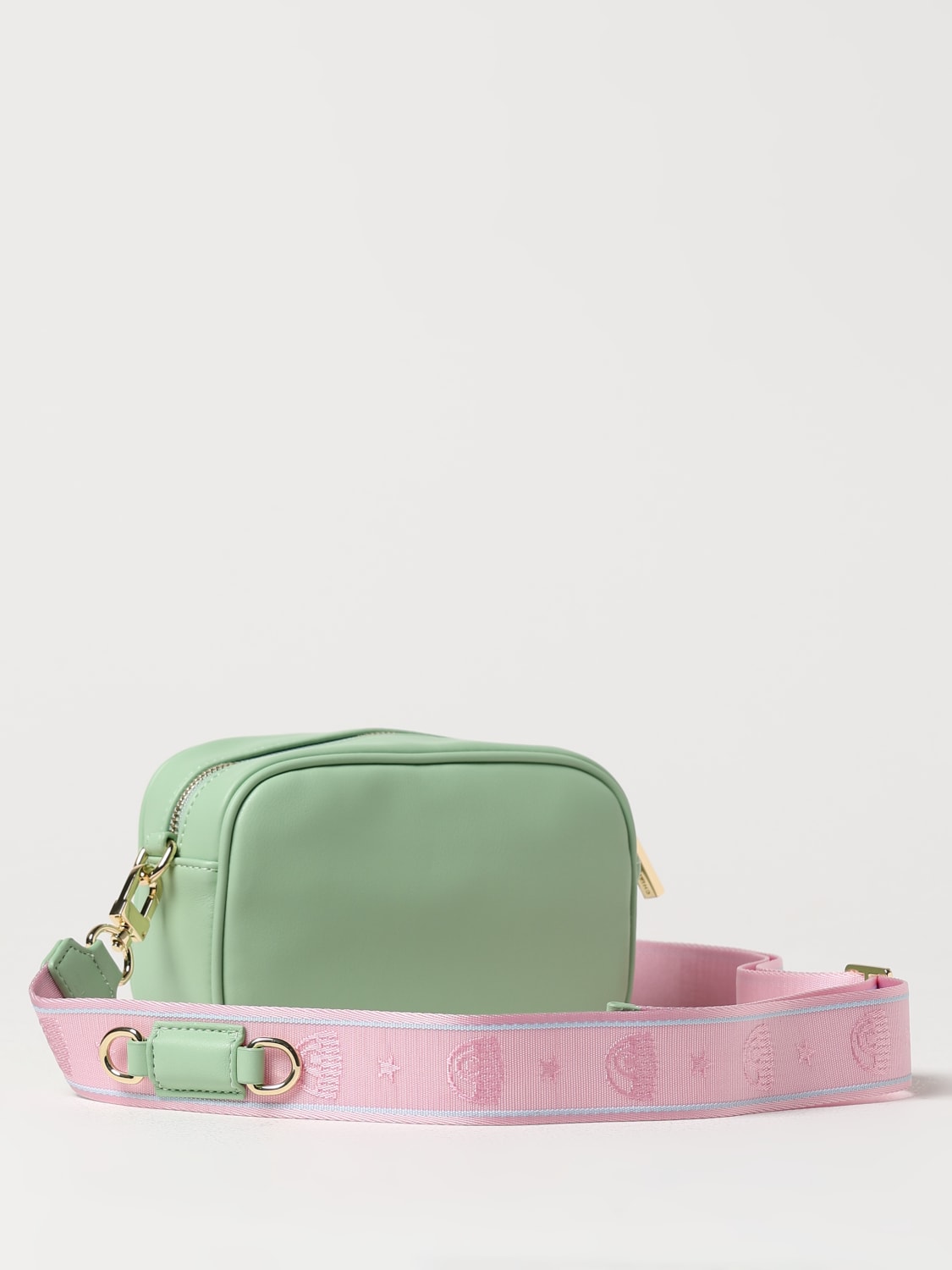 CHIARA FERRAGNI MINI BAG: Shoulder bag woman Chiara Ferragni, Green - Img 2