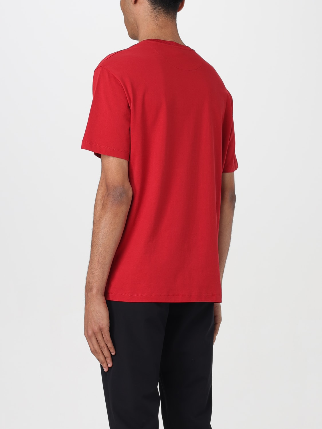 BALLY: T-shirt men - Red | Bally t-shirt MJE05CCO018 online