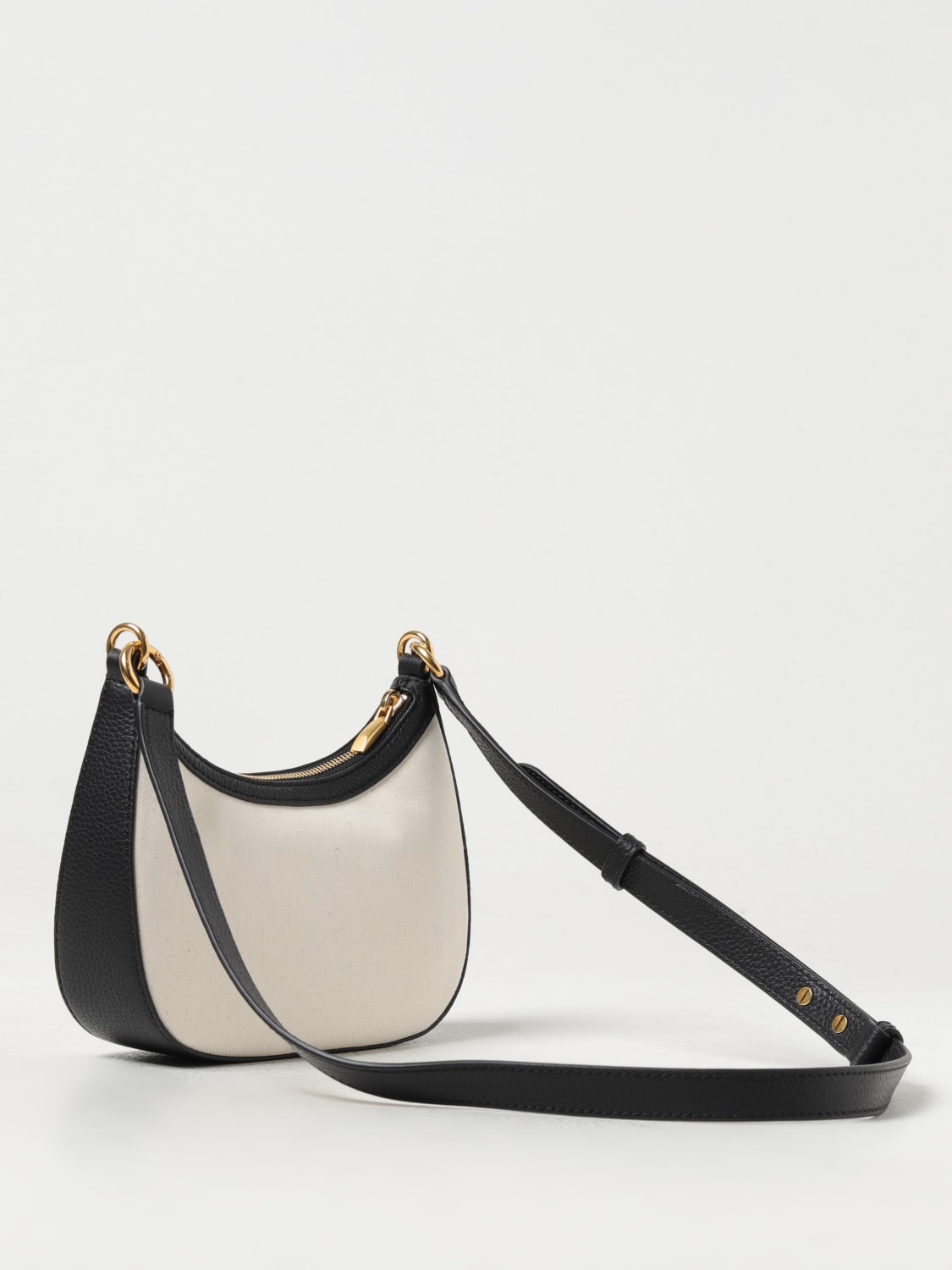 BALLY BORSA MINI: Borsa Bally in canvas e pelle con tracolla, Naturale - Img 2