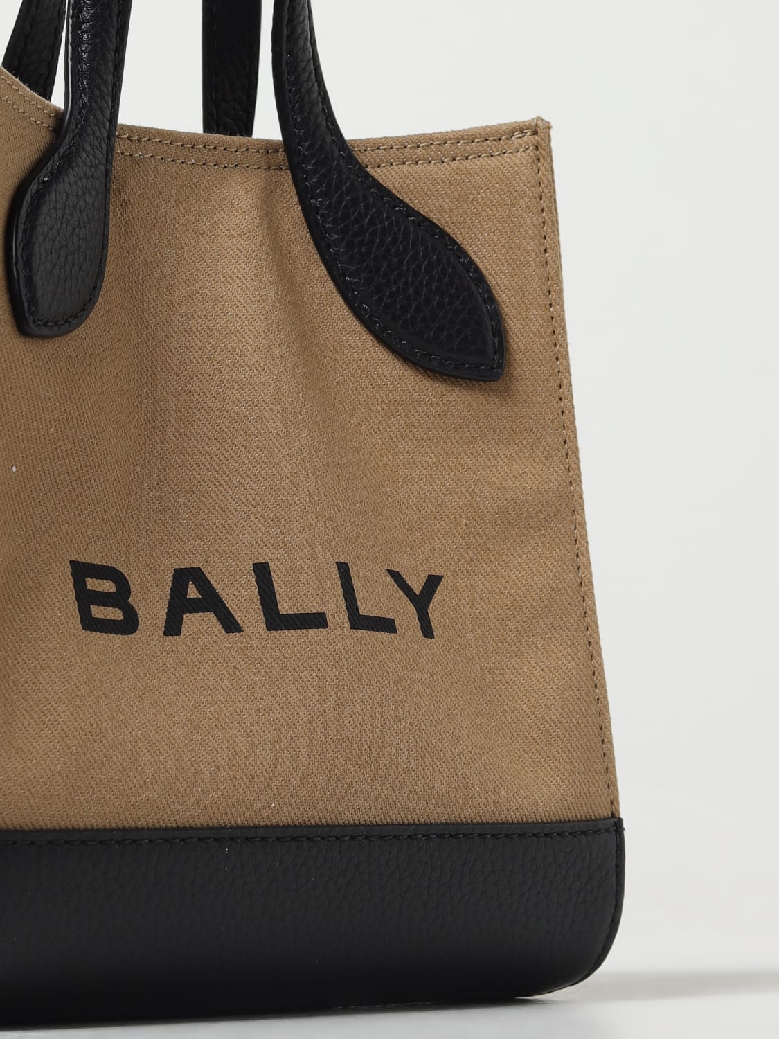 BALLY MINI BAG: Shoulder bag woman Bally, Beige - Img 3