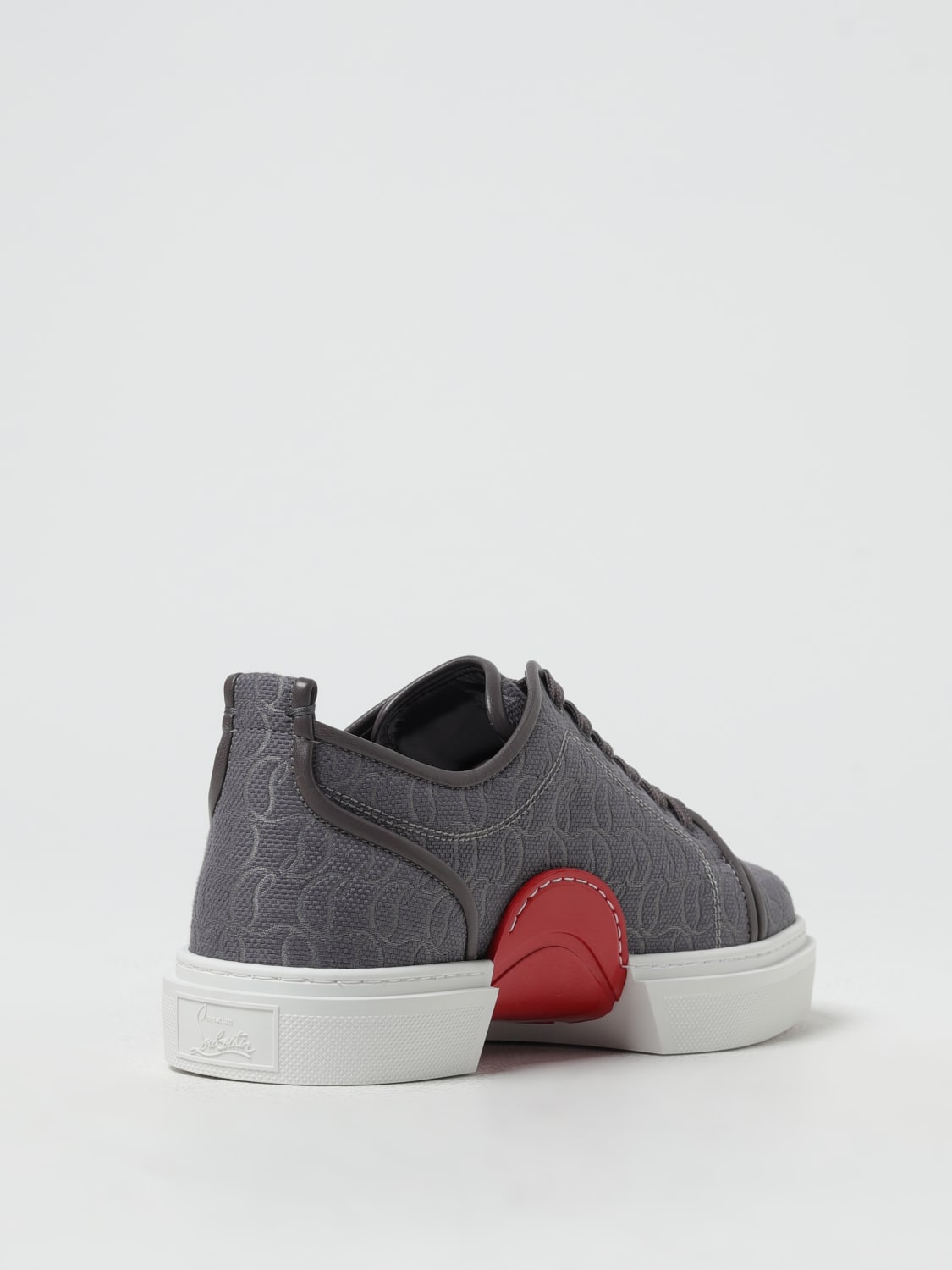 CHRISTIAN LOUBOUTIN: Sneakers men - Grey | Christian