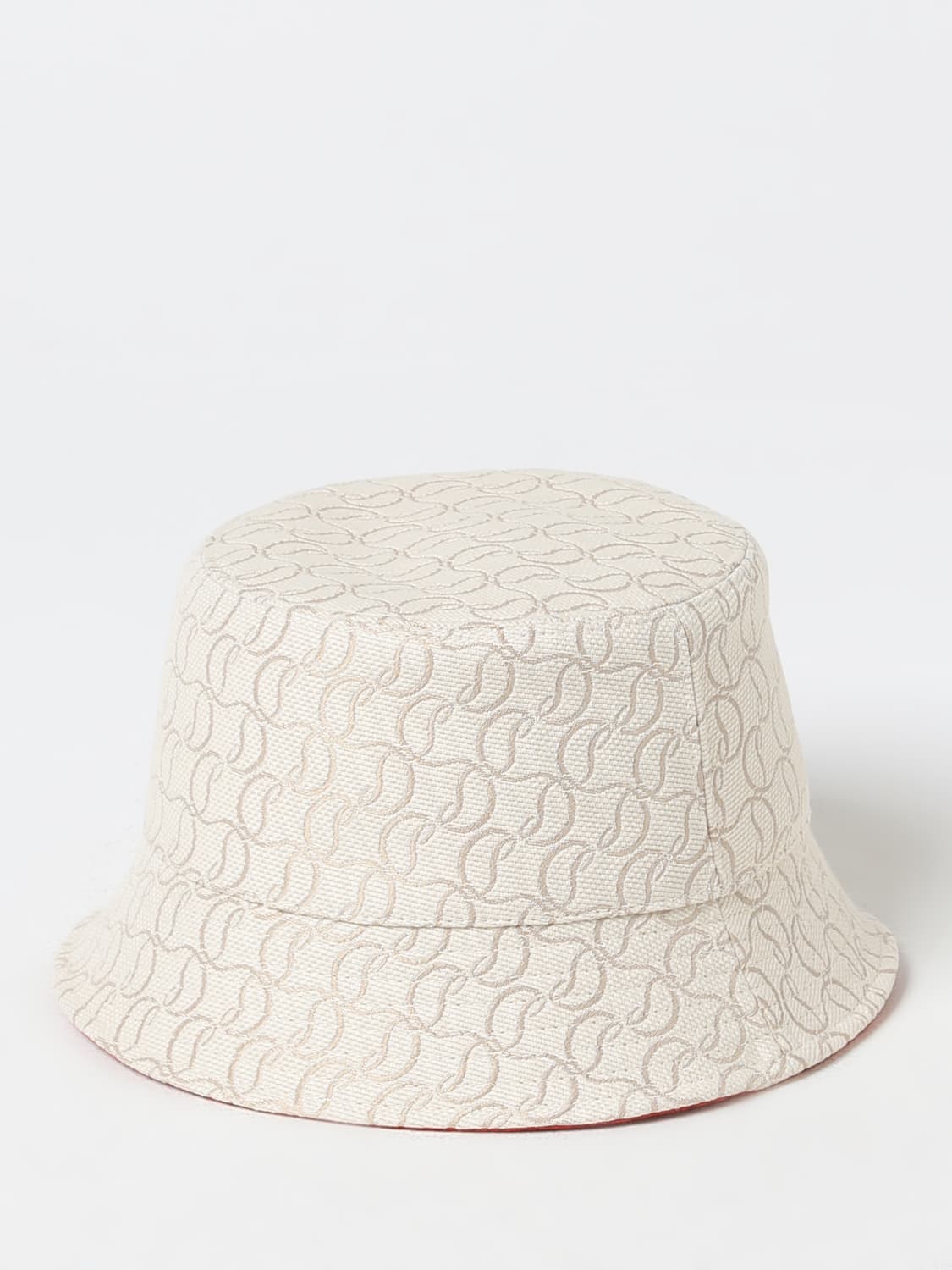 CHRISTIAN LOUBOUTIN HAT: Hat men Christian Louboutin, Yellow Cream - Img 1