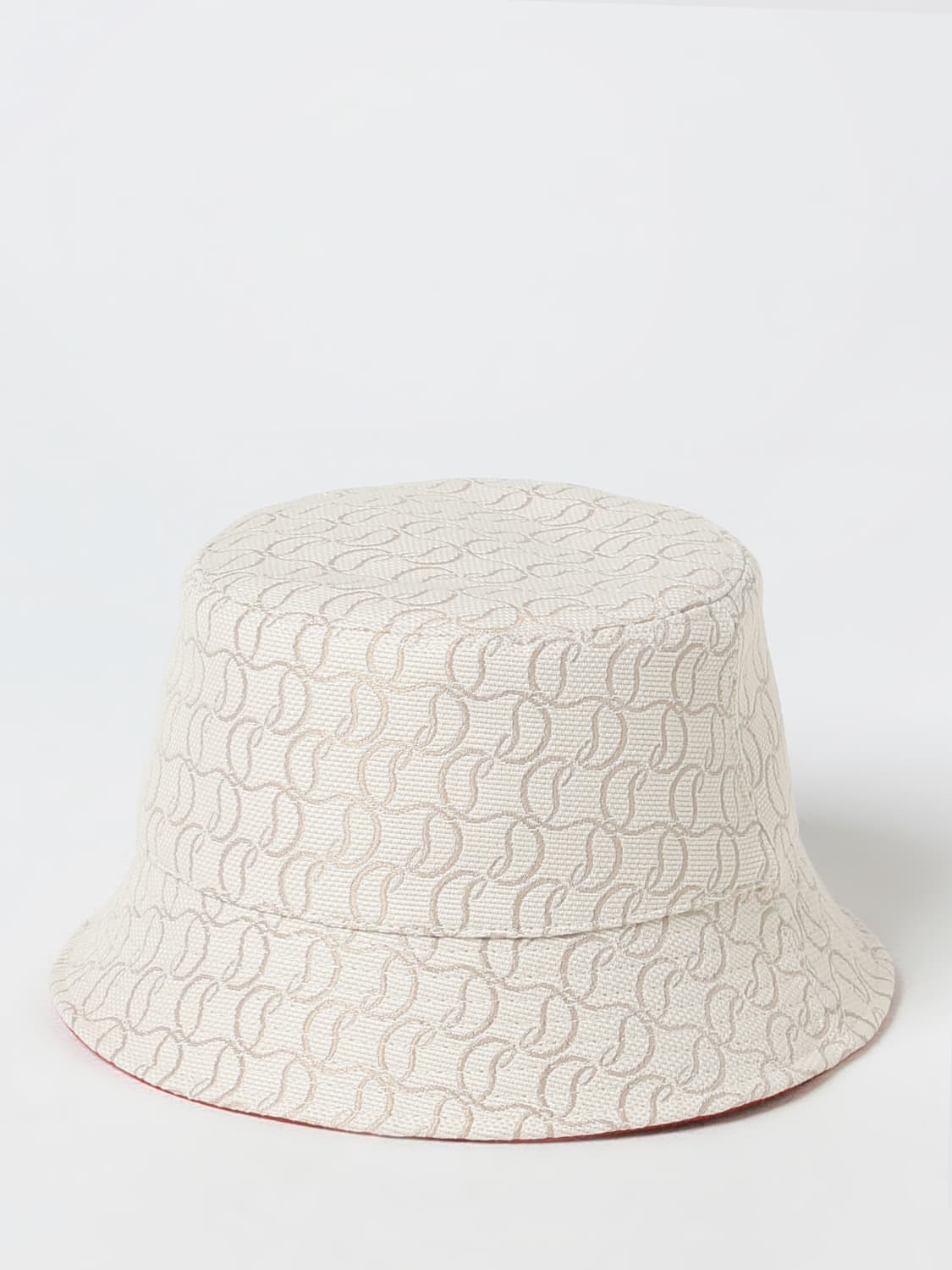 CHRISTIAN LOUBOUTIN Hat men Yellow Cream Christian Louboutin hat 1245249 online at GIGLIO.COM