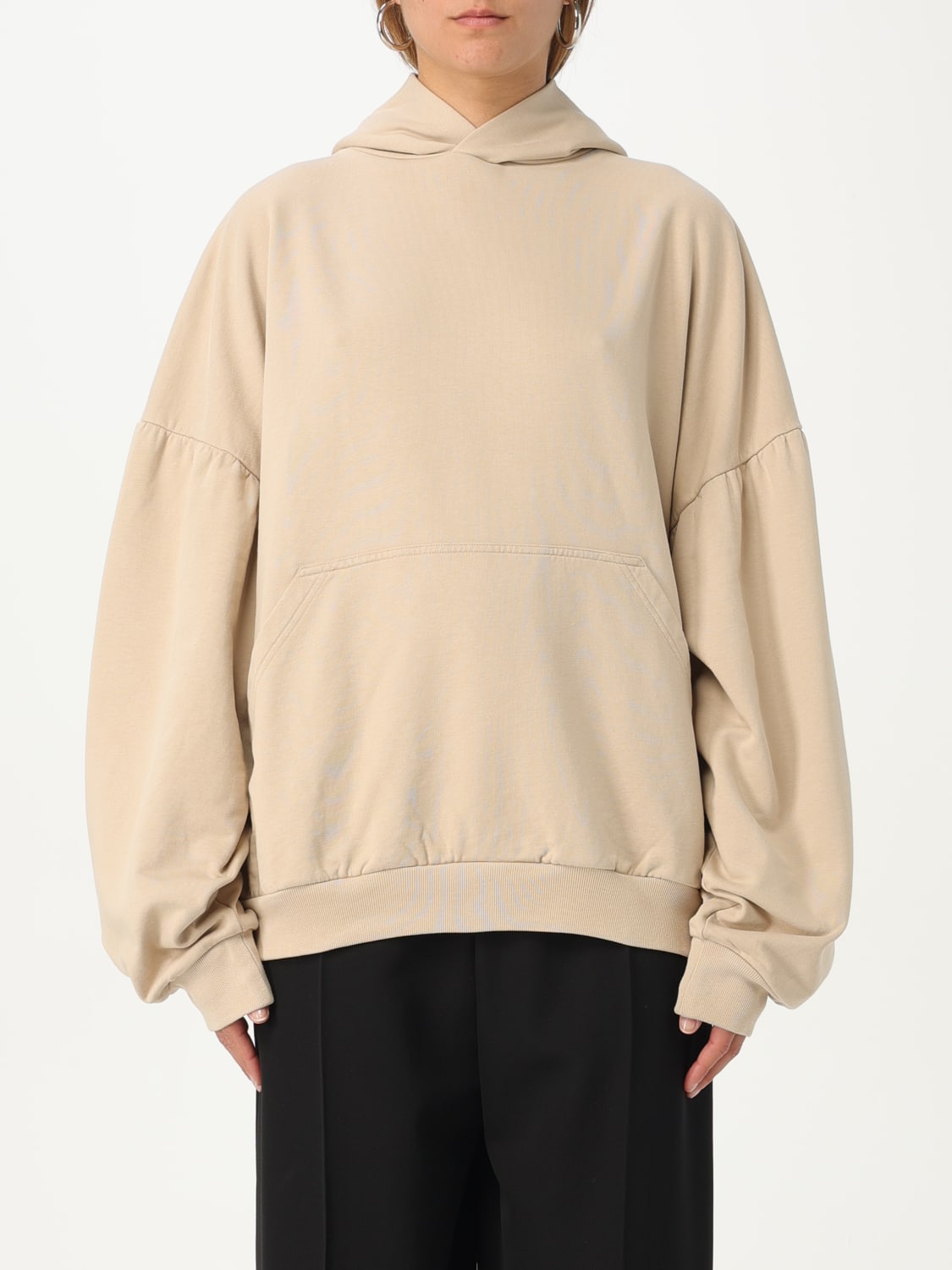 BALENCIAGA SWEATSHIRT: Sweatshirt woman Balenciaga, Yellow Cream - Img 1