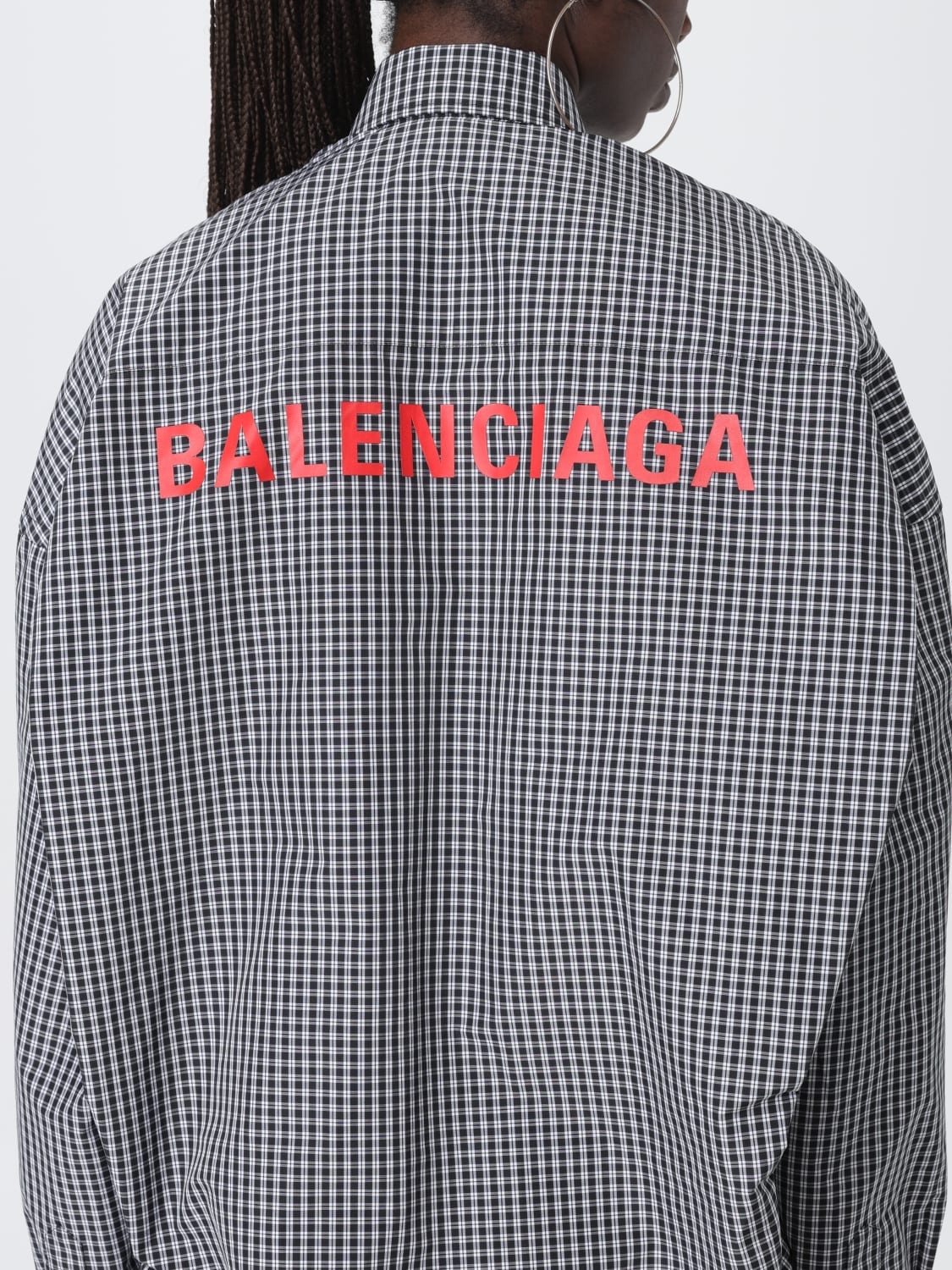 BALENCIAGA РУБАШКА: Рубашка Женское Balenciaga, Черный - Img 5