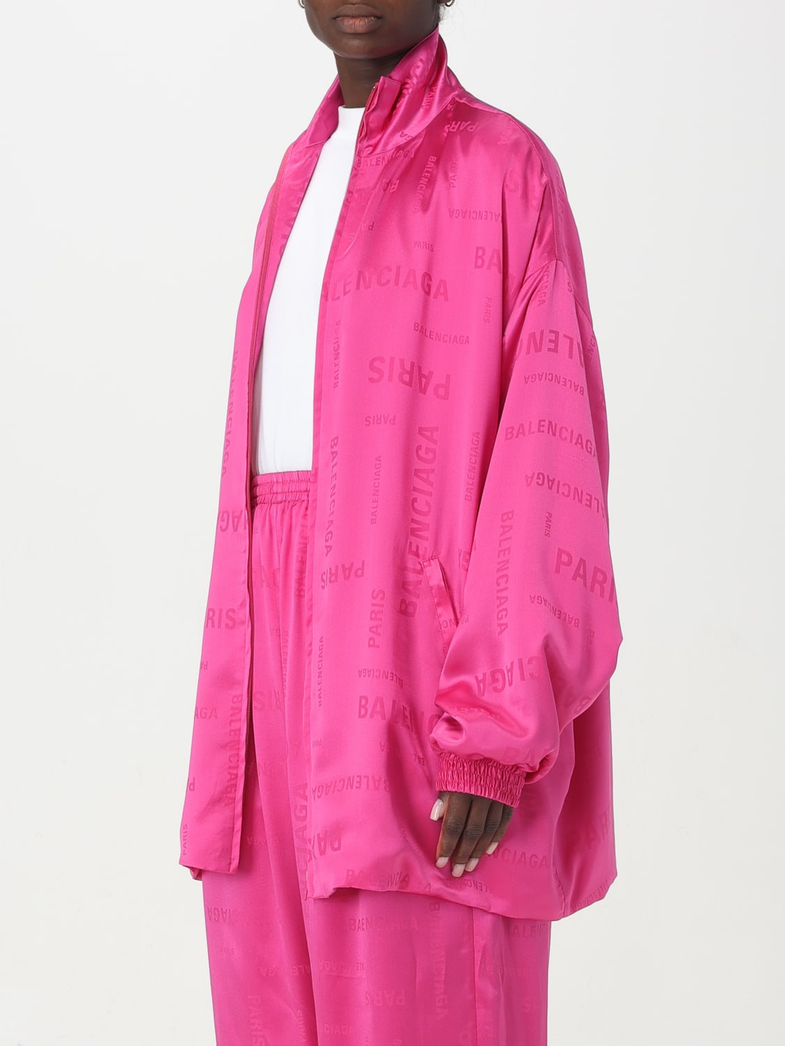 BALENCIAGA CHAQUETA: Chaqueta mujer Balenciaga, Fucsia - Img 4