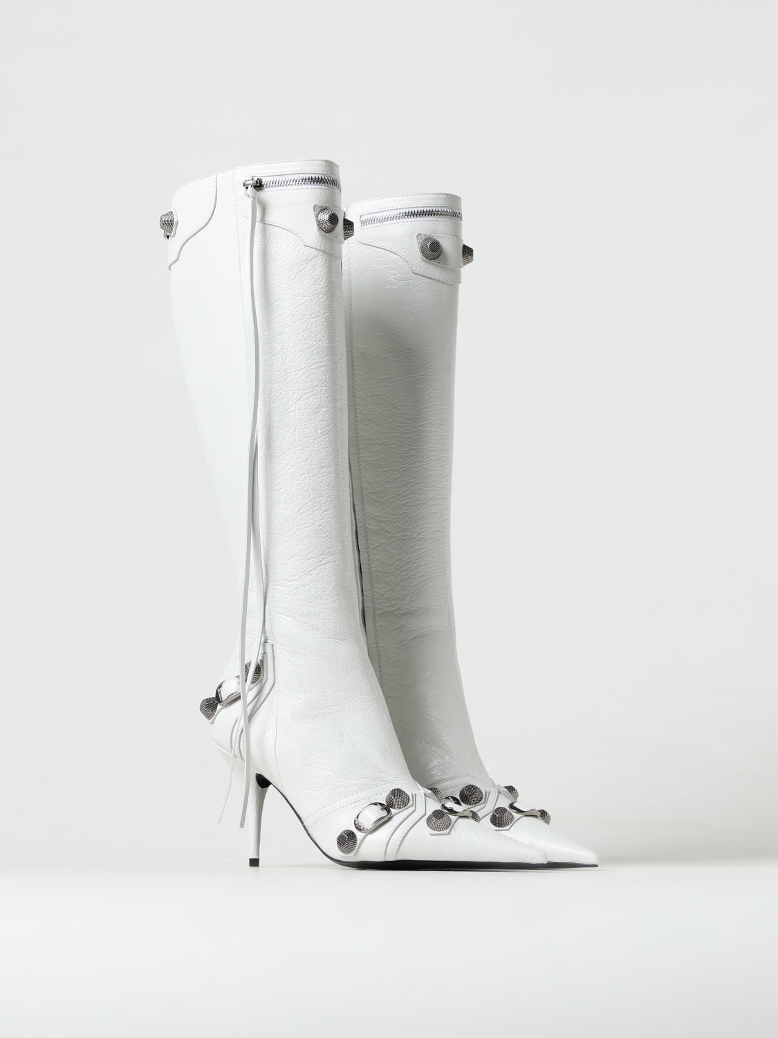 Balenciaga white boots on sale