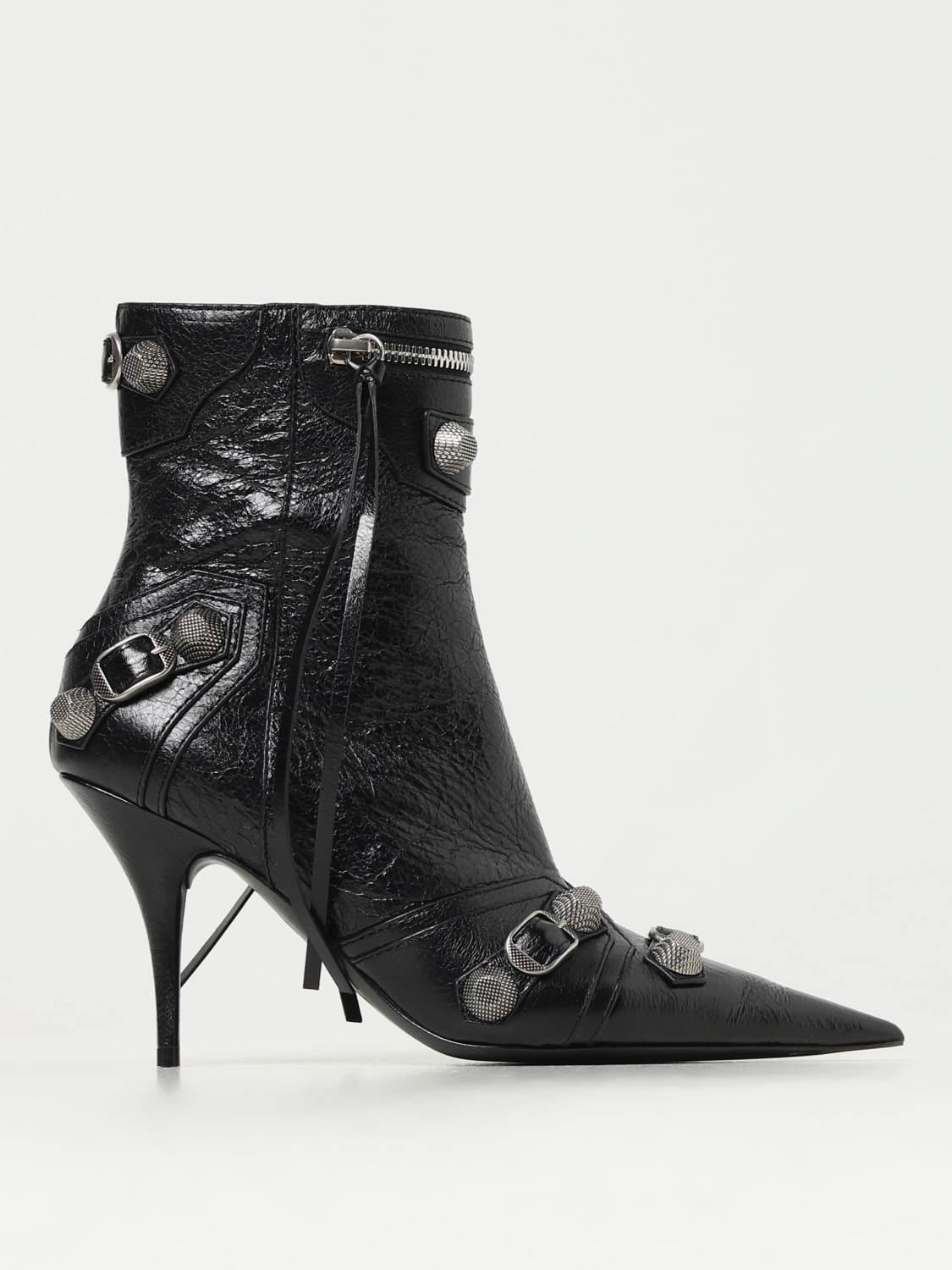 BALENCIAGA FLAT ANKLE BOOTS: Shoes woman Balenciaga, Black - Img 1