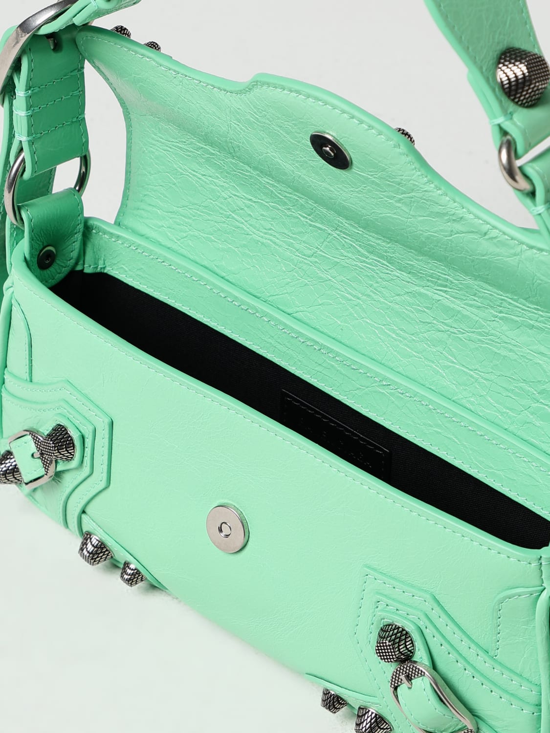 BALENCIAGA MINI BAG: Shoulder bag woman Balenciaga, Green - Img 5