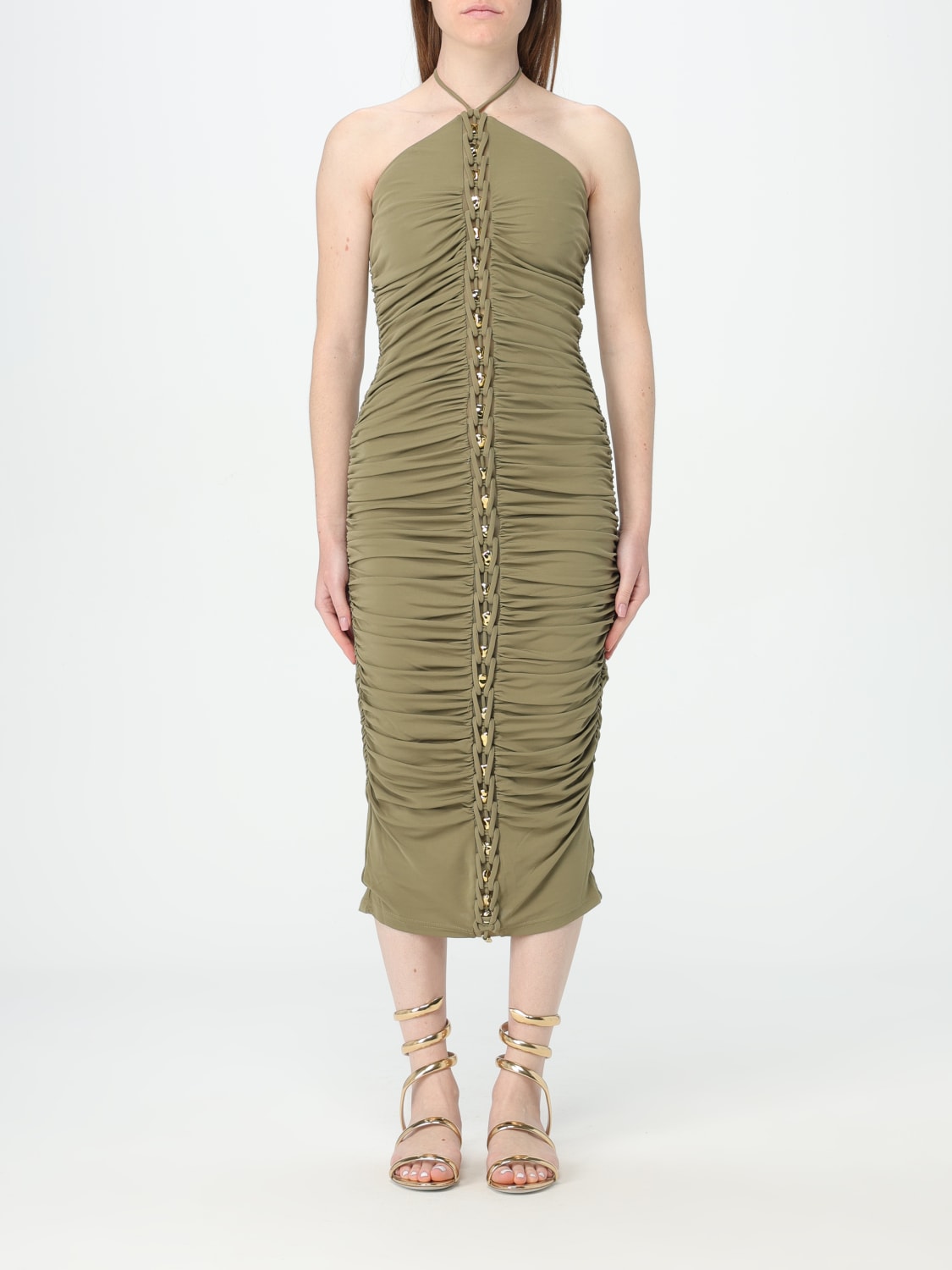 CULT GAIA: Dress woman - Green | Cult Gaia dress DR3238JY2398 online at ...