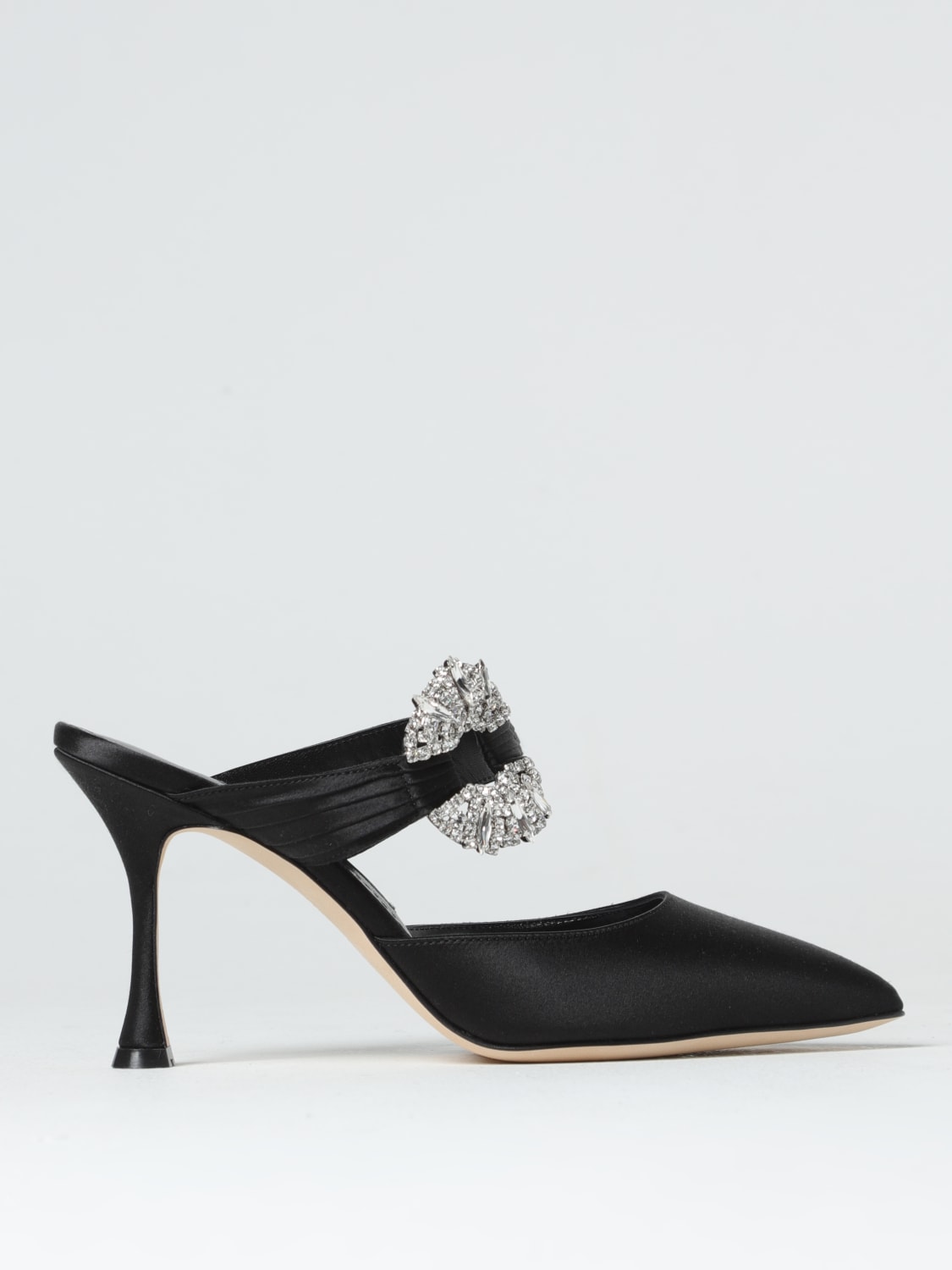 MANOLO BLAHNIK：シューズ レディース - ブラック | GIGLIO.COM ...