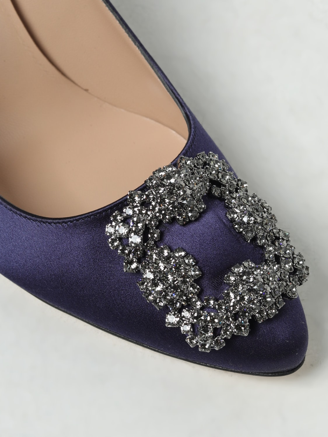MANOLO BLAHNIK ZAPATO DE SALÓN: Zapatos mujer Manolo Blahnik, Azul Oscuro - Img 4
