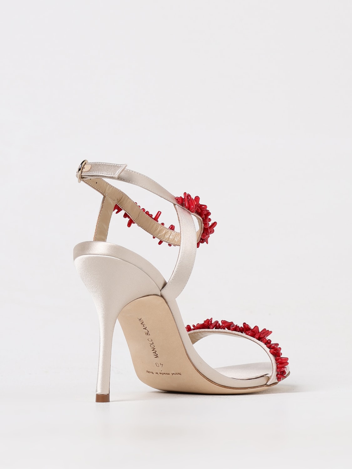 MANOLO BLAHNIK SANDALEN MIT ABSATZ: Schuhe damen Manolo Blahnik, Nude - Img 3