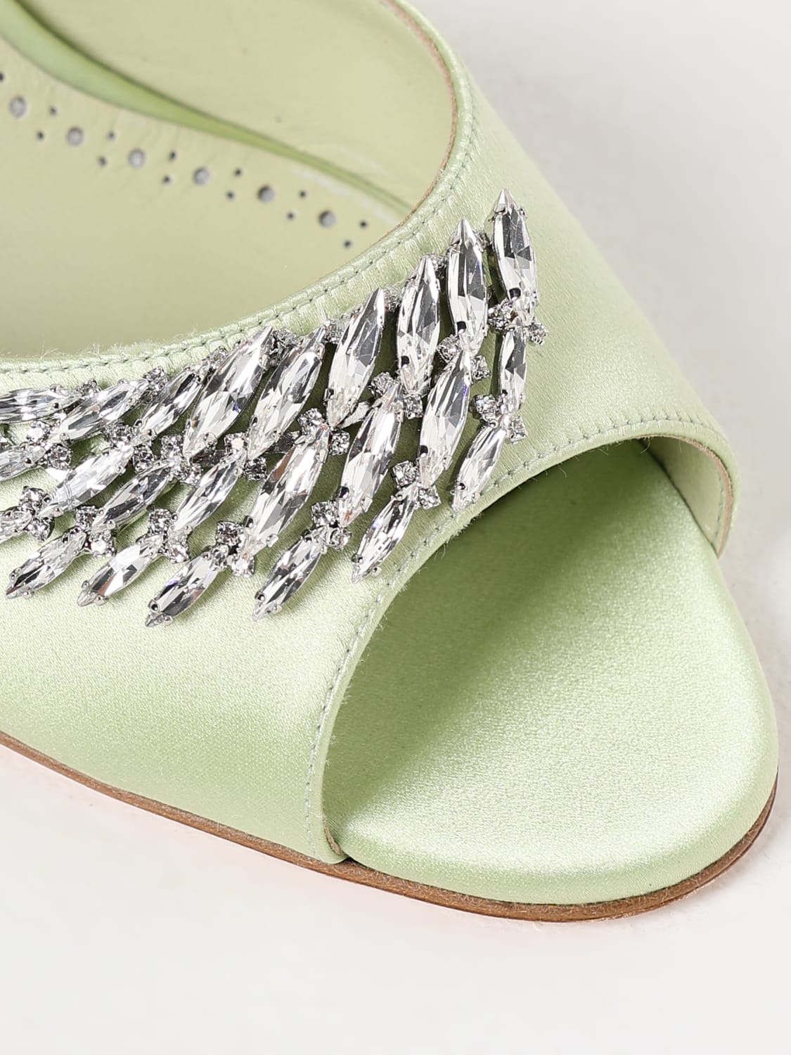 MANOLO BLAHNIK HEELED SANDALS: Shoes woman Manolo Blahnik, Mint - Img 3