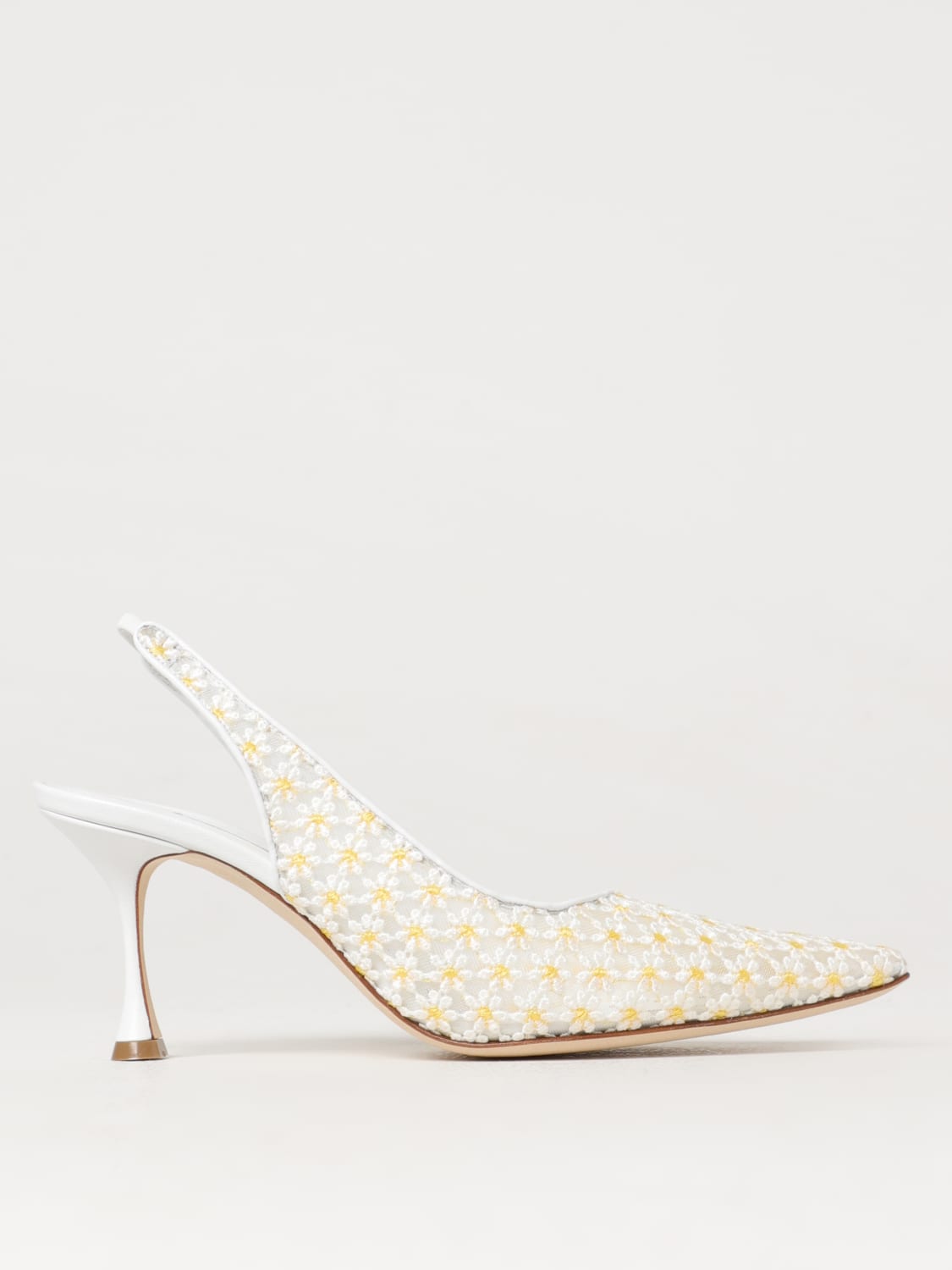 MANOLO BLAHNIK HIGH HEEL SHOES: Shoes woman Manolo Blahnik, White - Img 1