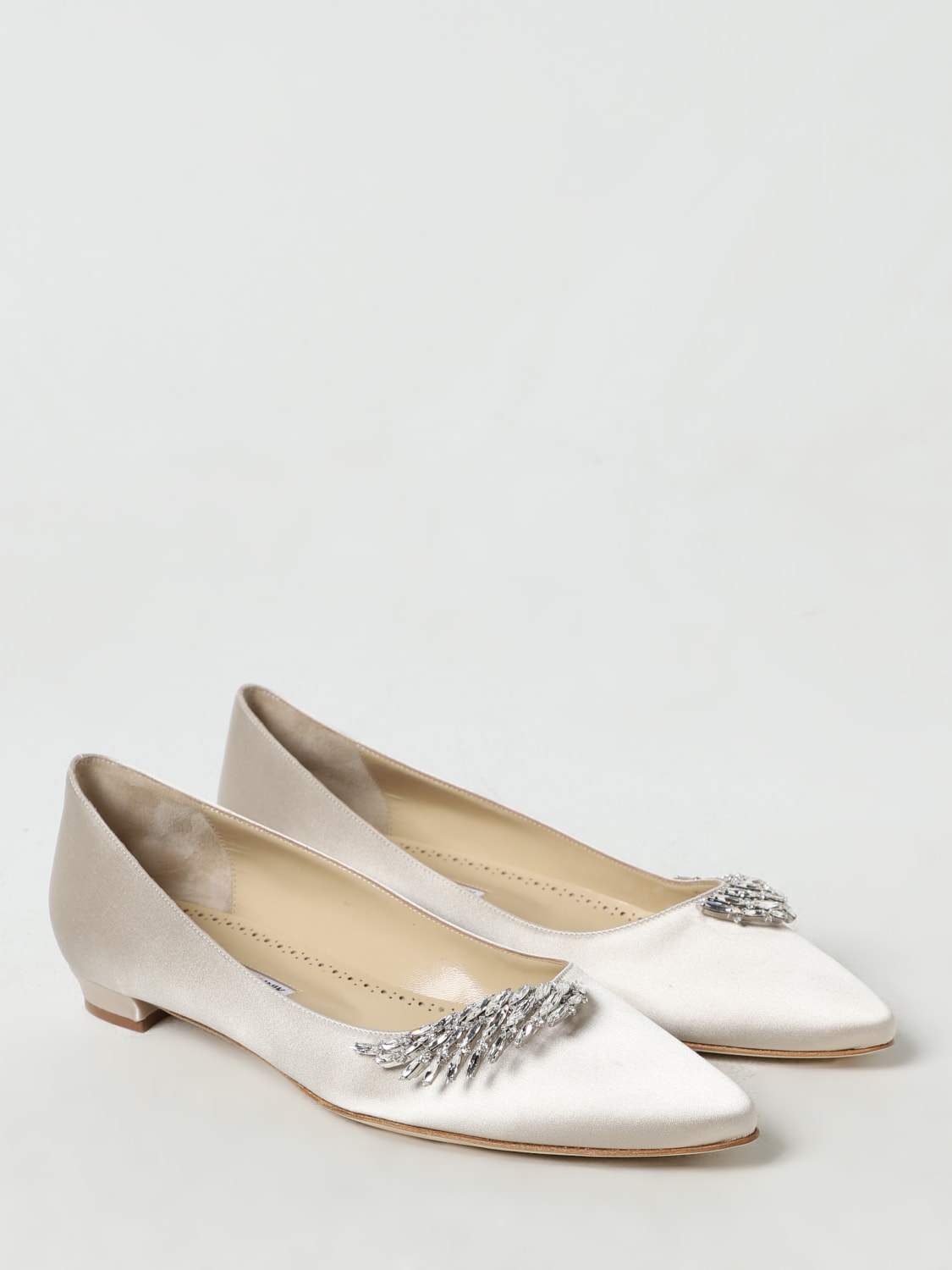 MANOLO BLAHNIK HIGH HEEL SHOES: Shoes woman Manolo Blahnik, Ivory - Img 2