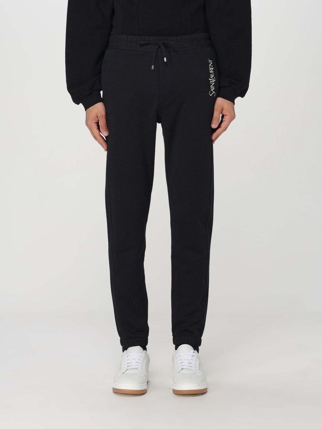 SAINT LAURENT PANTS: Pants men Saint Laurent, Black - Img 1