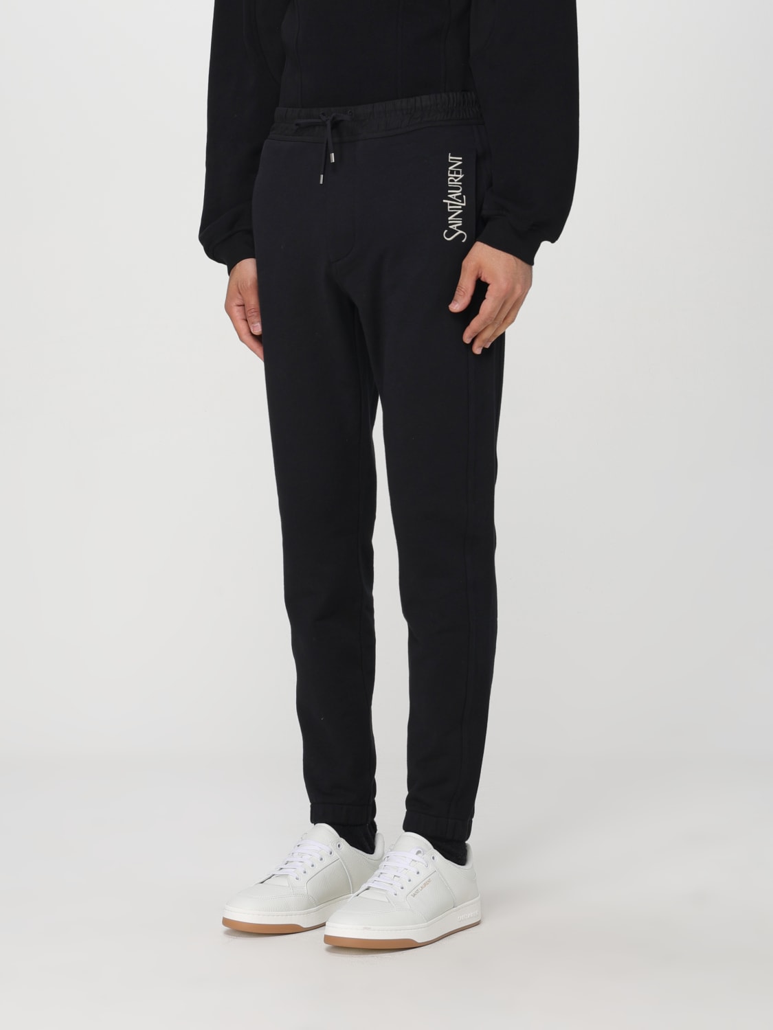 SAINT LAURENT PANTS: Pants men Saint Laurent, Black - Img 4