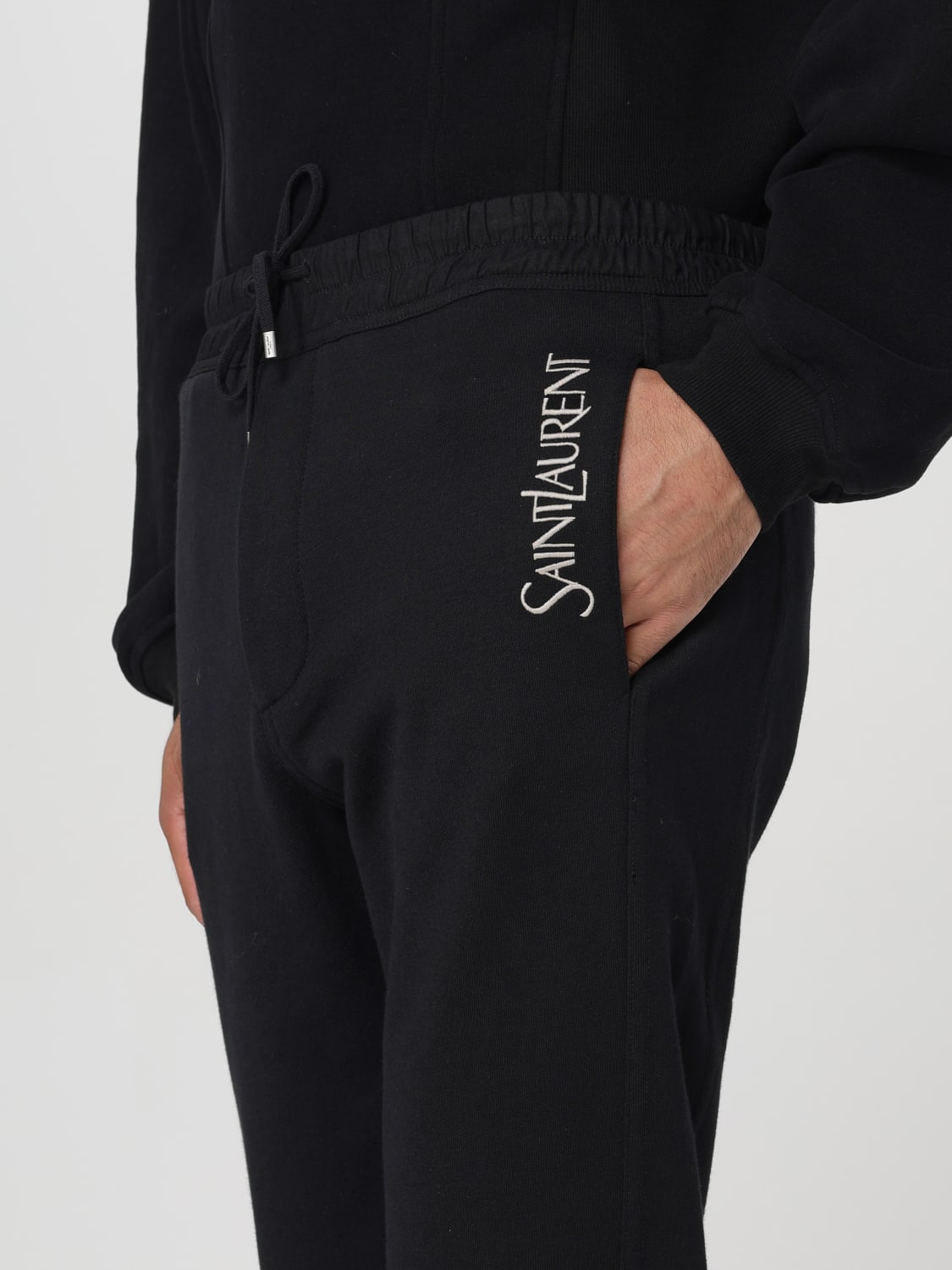 SAINT LAURENT PANTS: Pants men Saint Laurent, Black - Img 5